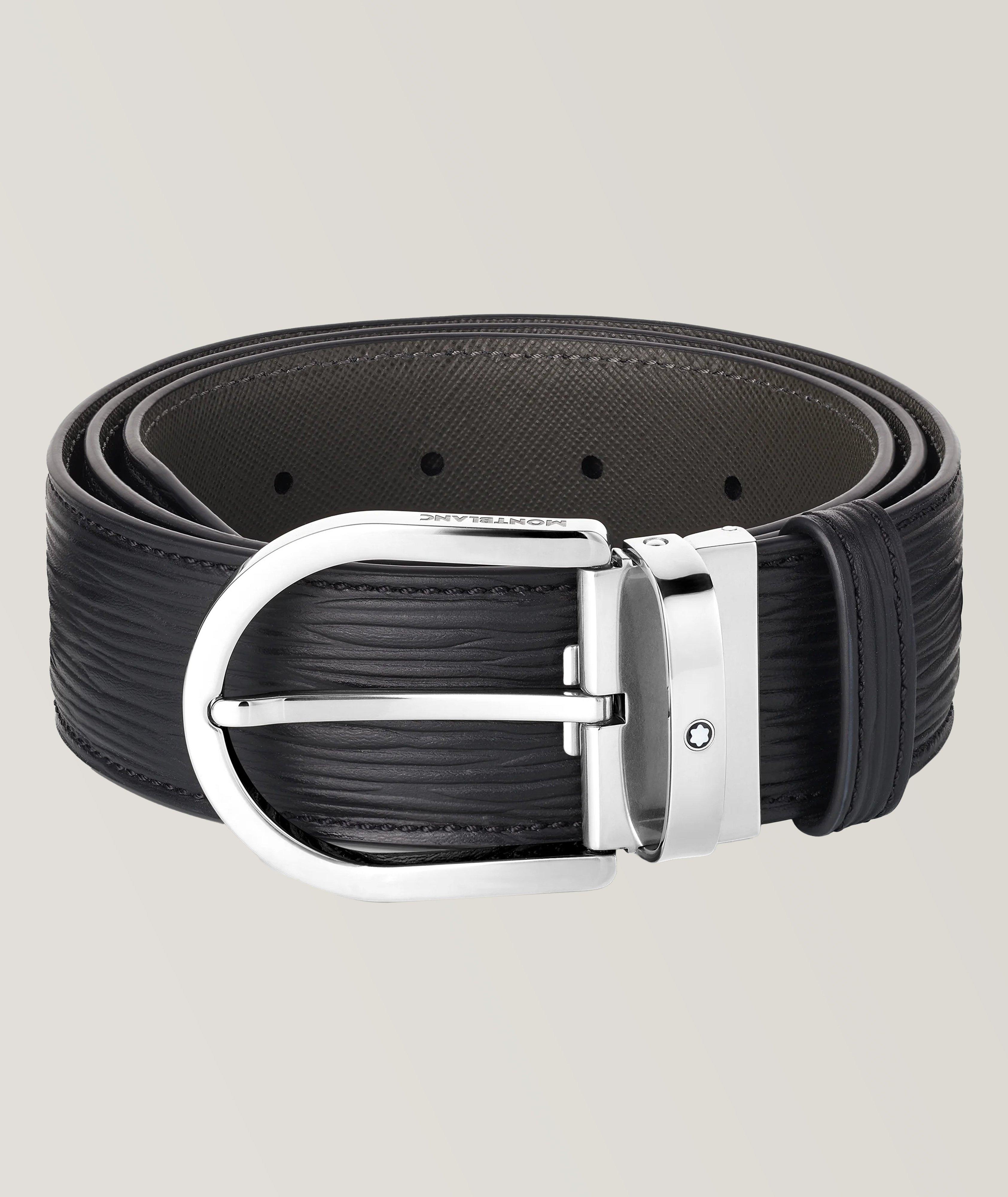 Ceinture en cuir grenu image 0