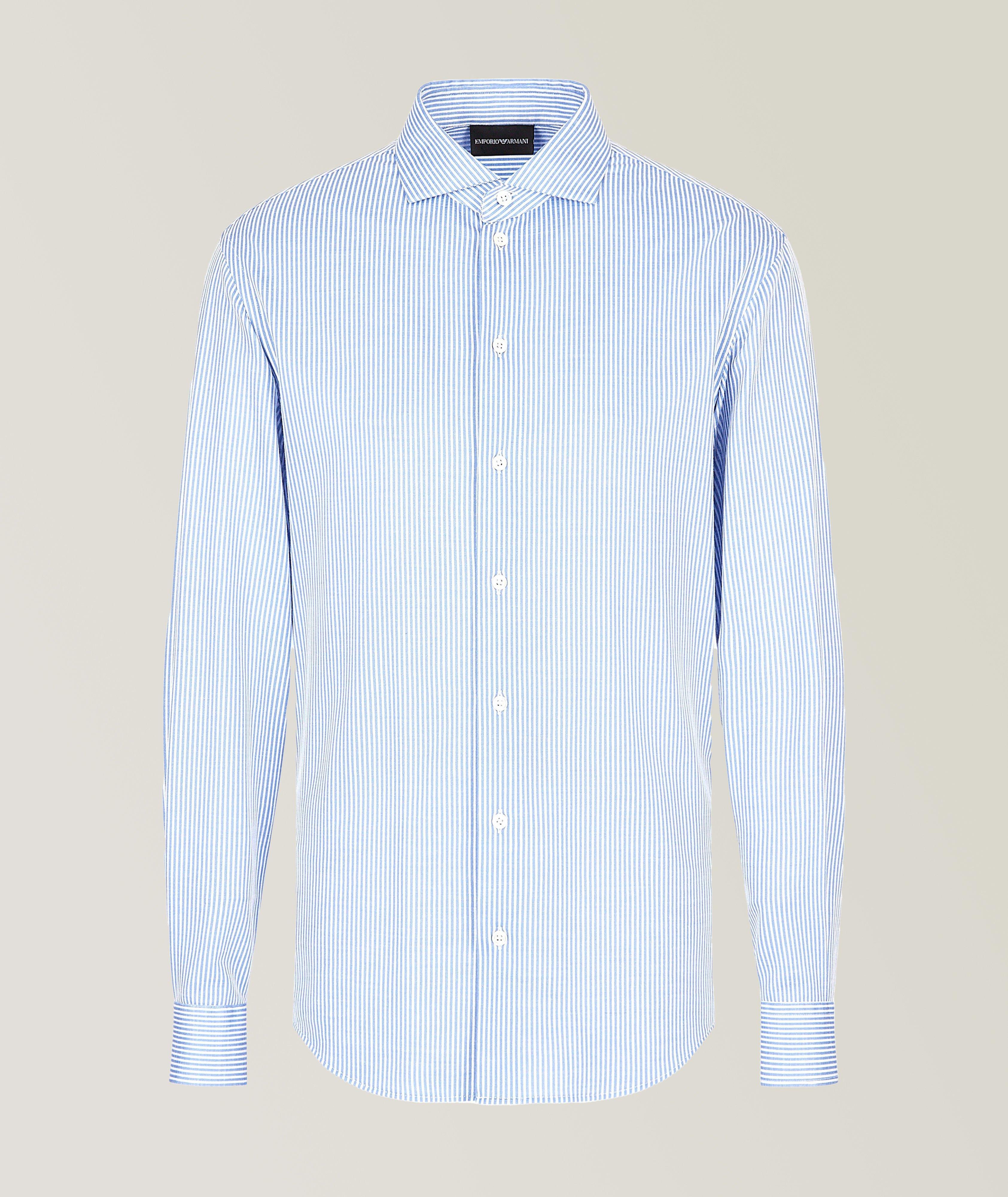 Modern-Fit Striped Jersey Shirt  image 0