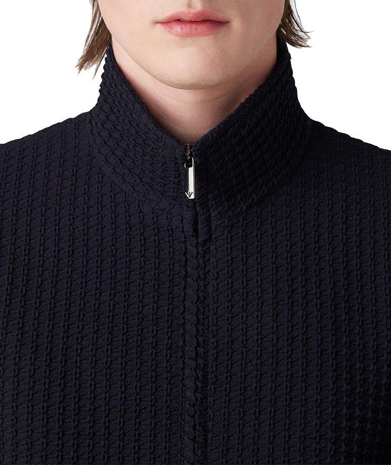 Blouson en laine extensible à pied-de-poule image 3