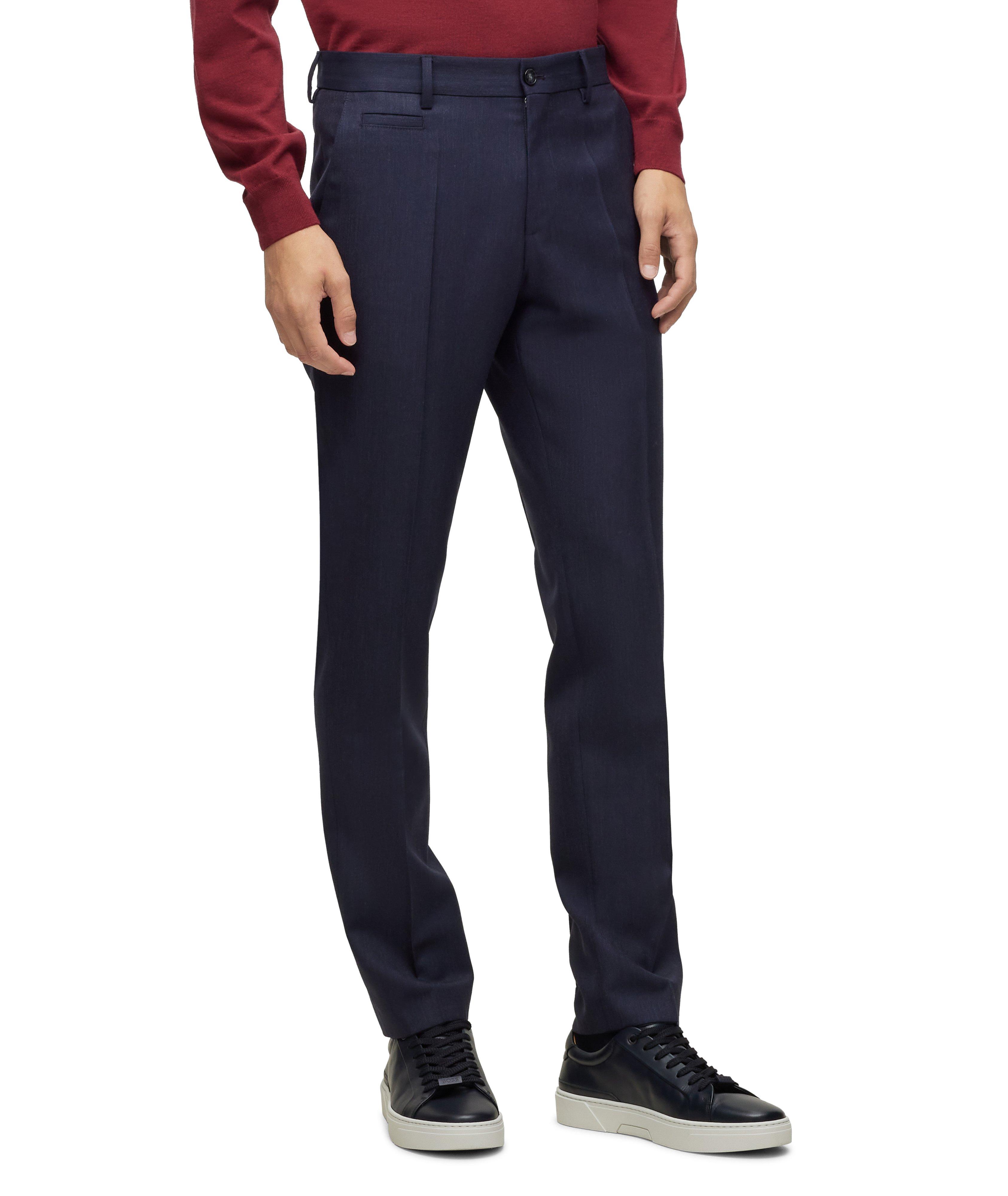 Slim-Fit Virgin Wool Trousers image 2