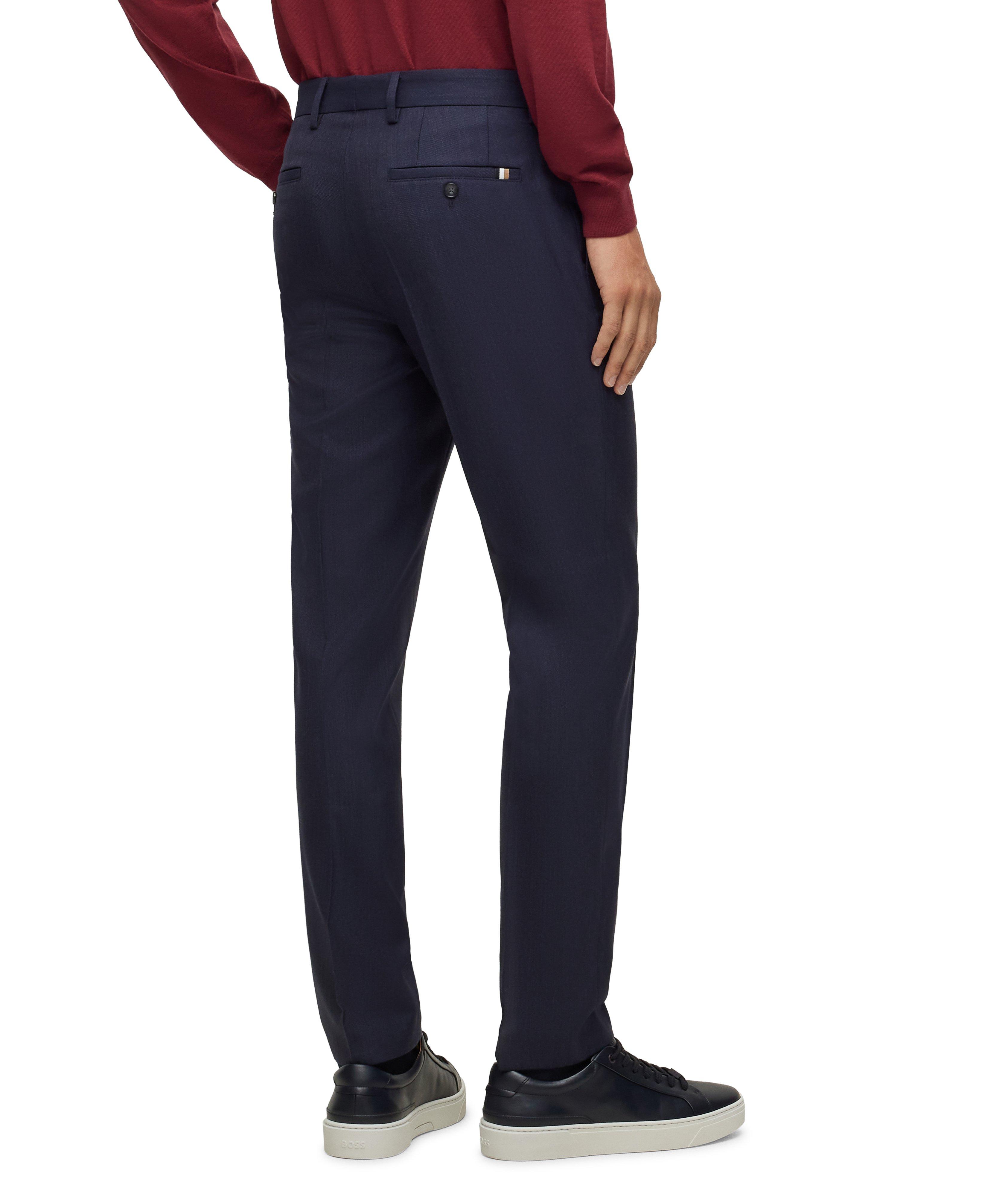 Slim-Fit Virgin Wool Trousers image 3