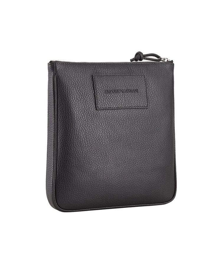 Flat Tumbled Leather Shoulder Bag image 1