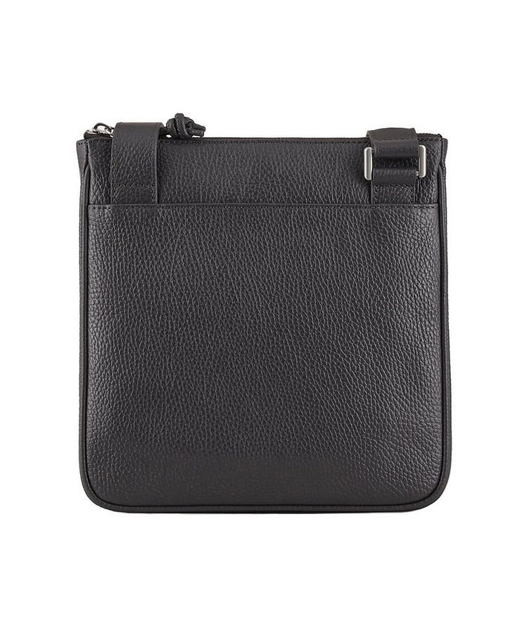 Flat Tumbled Leather Shoulder Bag image 2