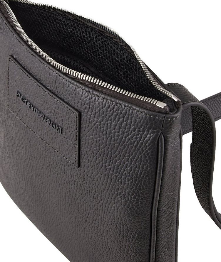 Flat Tumbled Leather Shoulder Bag image 3