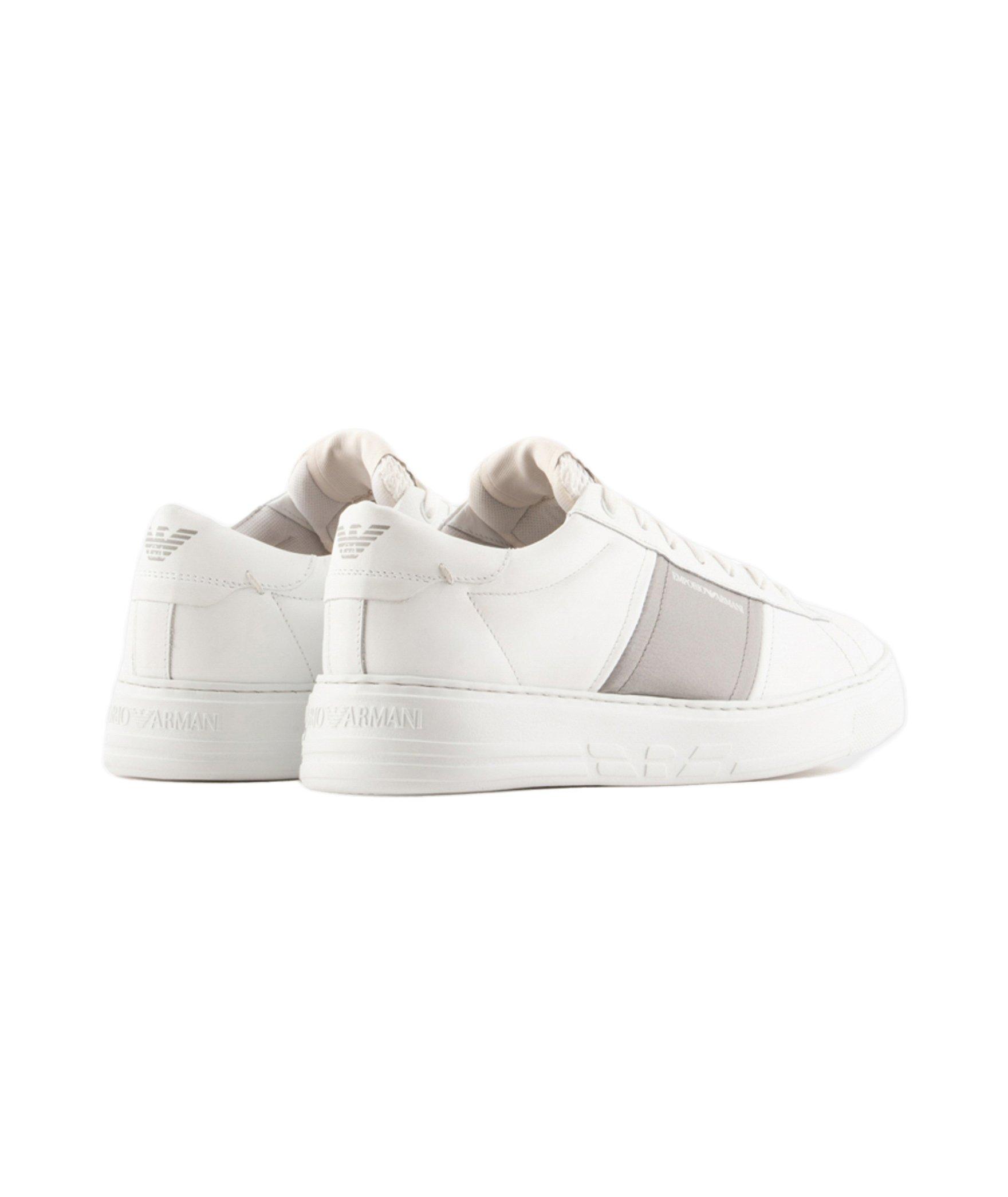 Two-Tone Leather Sport Sneaker image 2