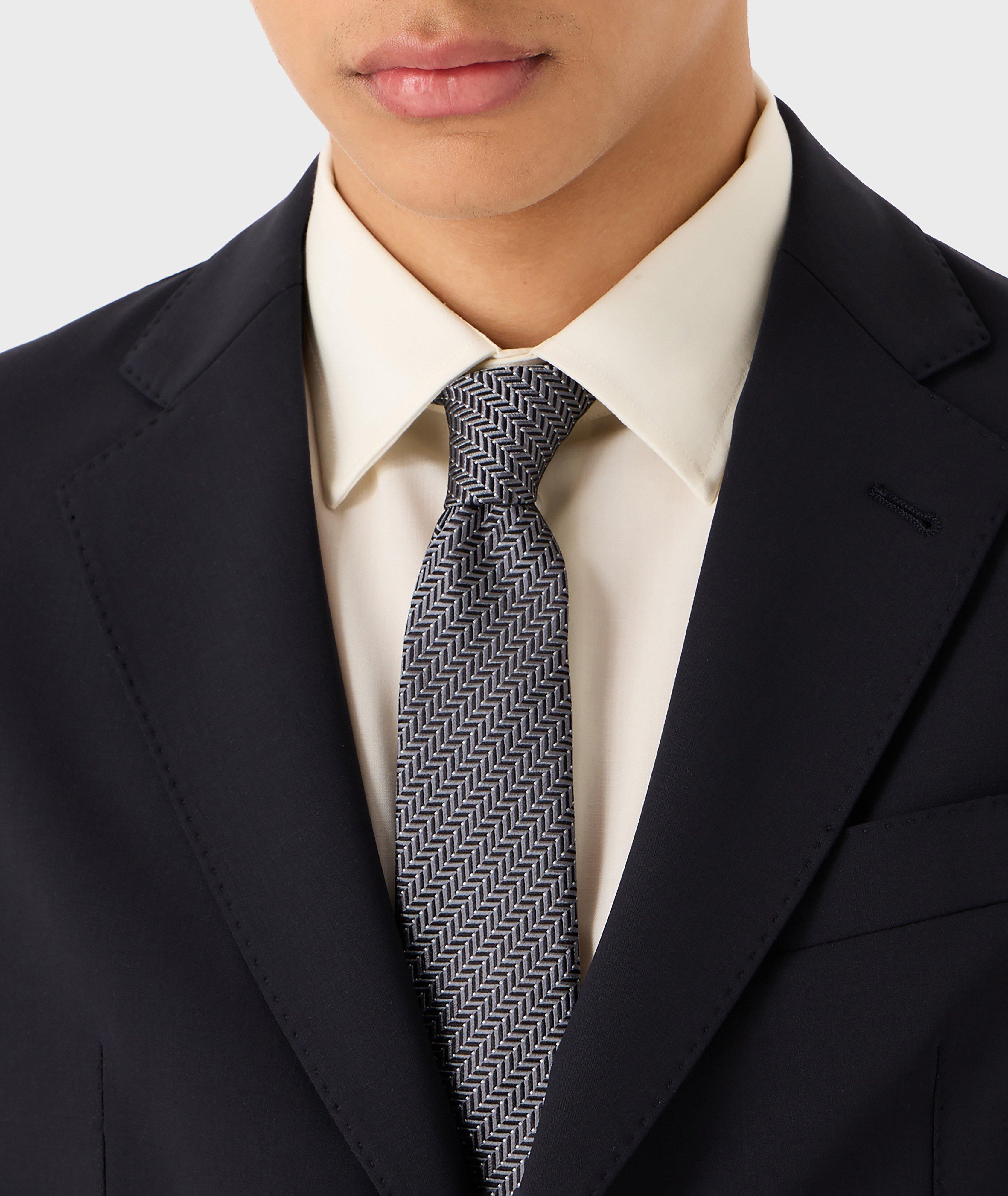 Cravate en jacquard de soie image 1