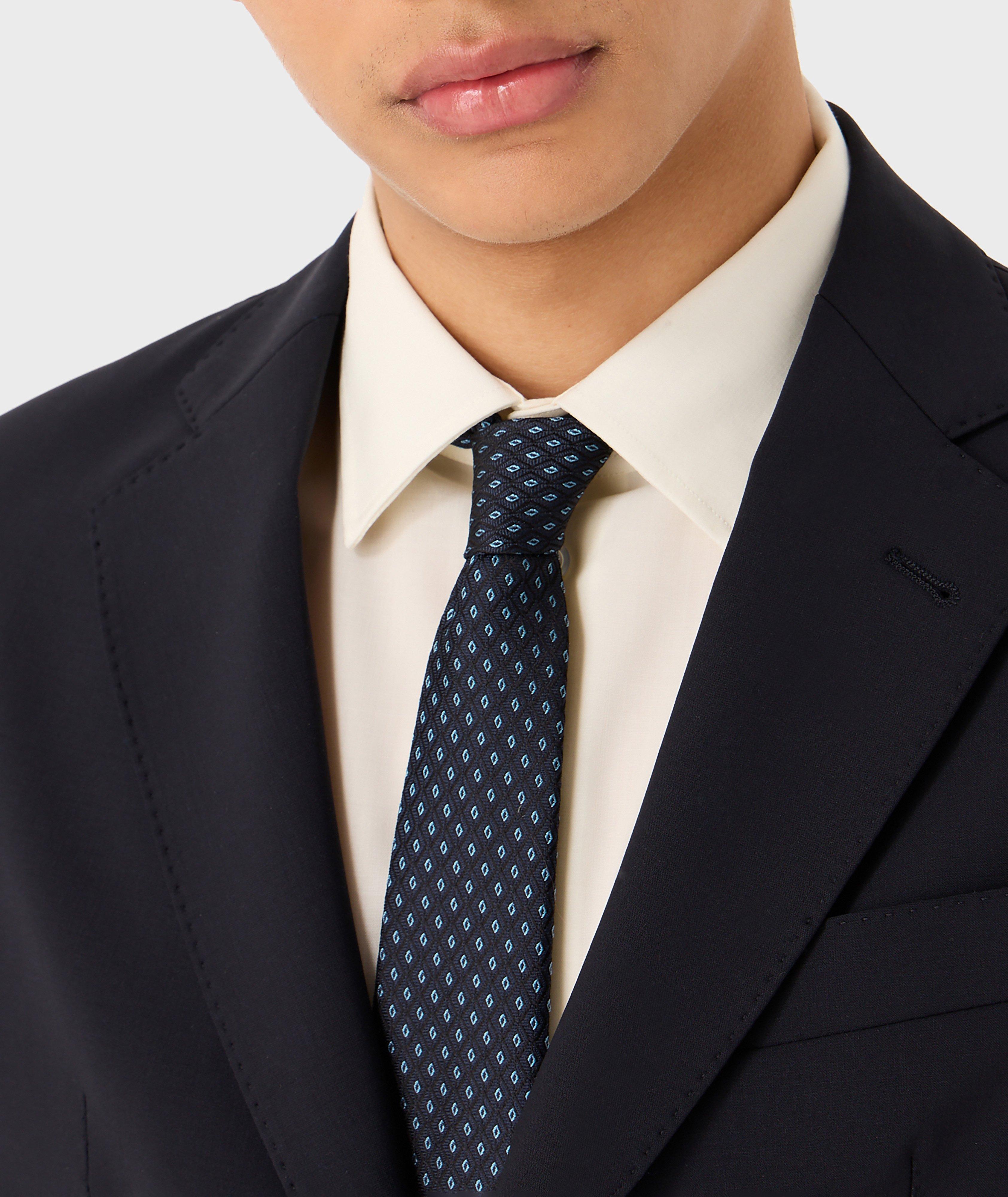 Cravate en jacquard de soie image 1