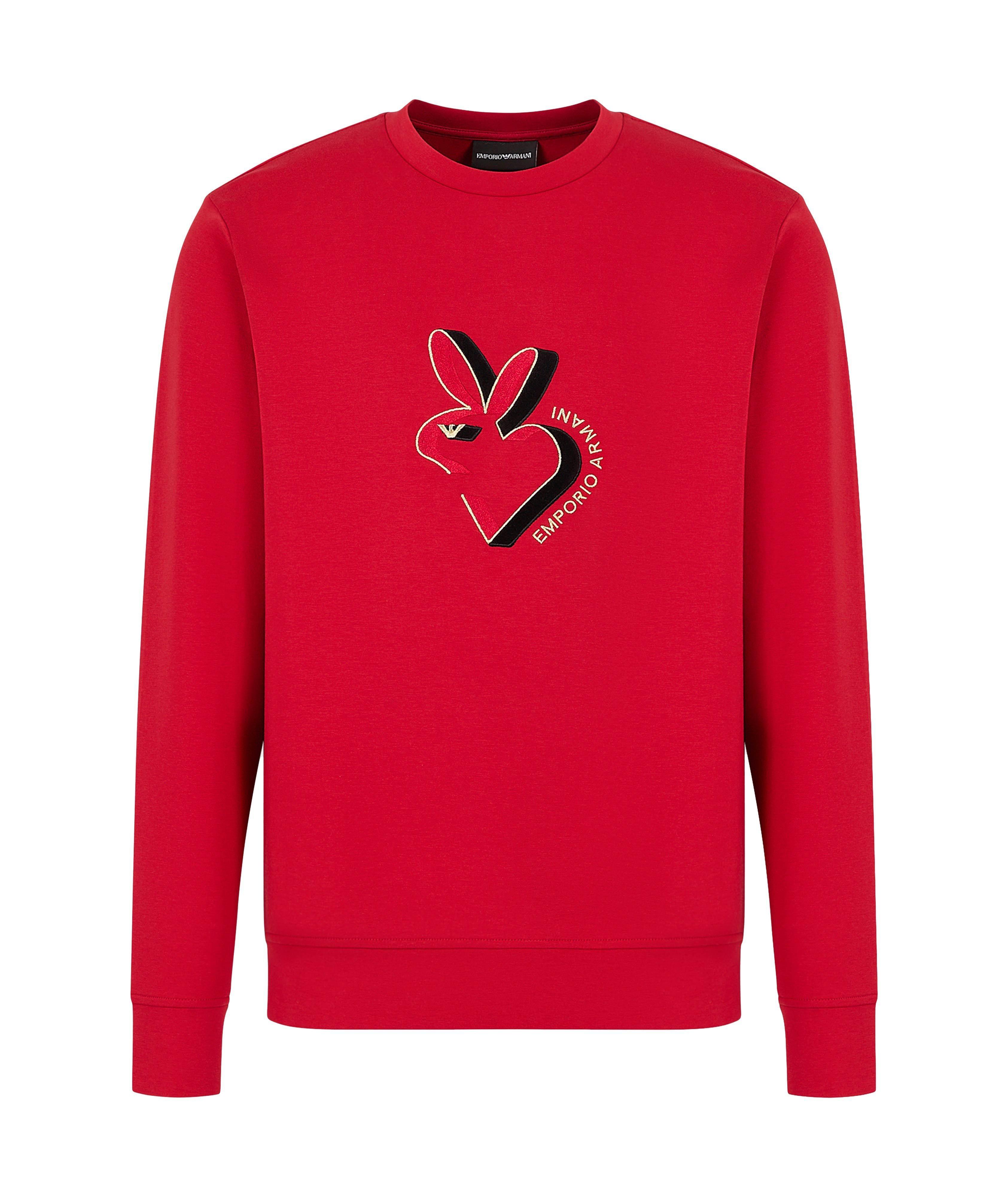 Lunar New Year Embroidery Crewneck Sweater image 0