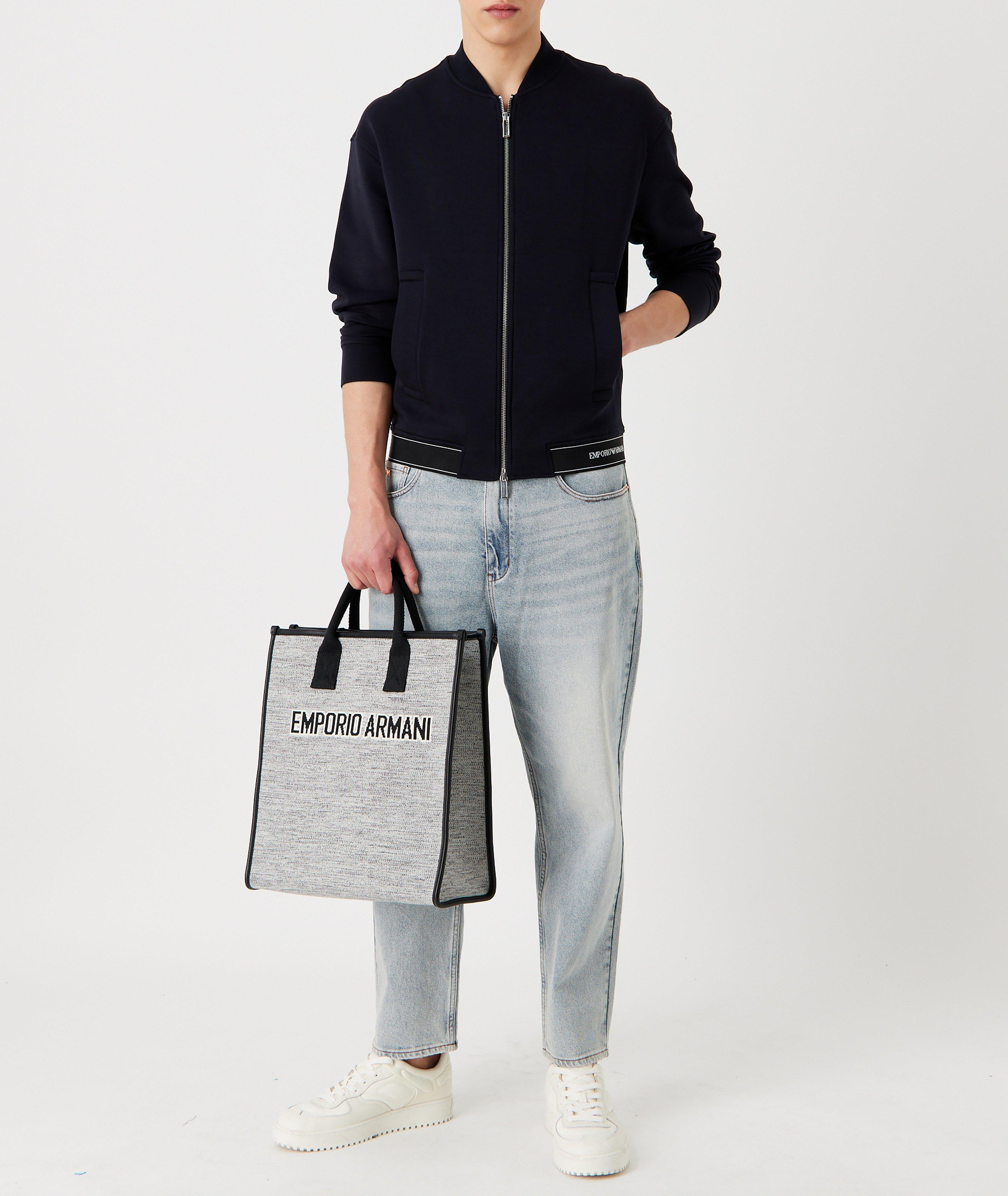 Double Jersey Zip Up Sweatshirt  image 1