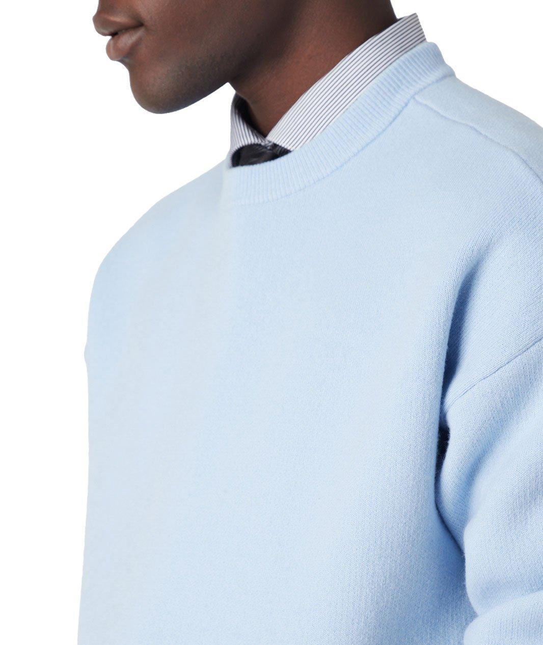 Pull en laine vierge à encolure ronde image 3