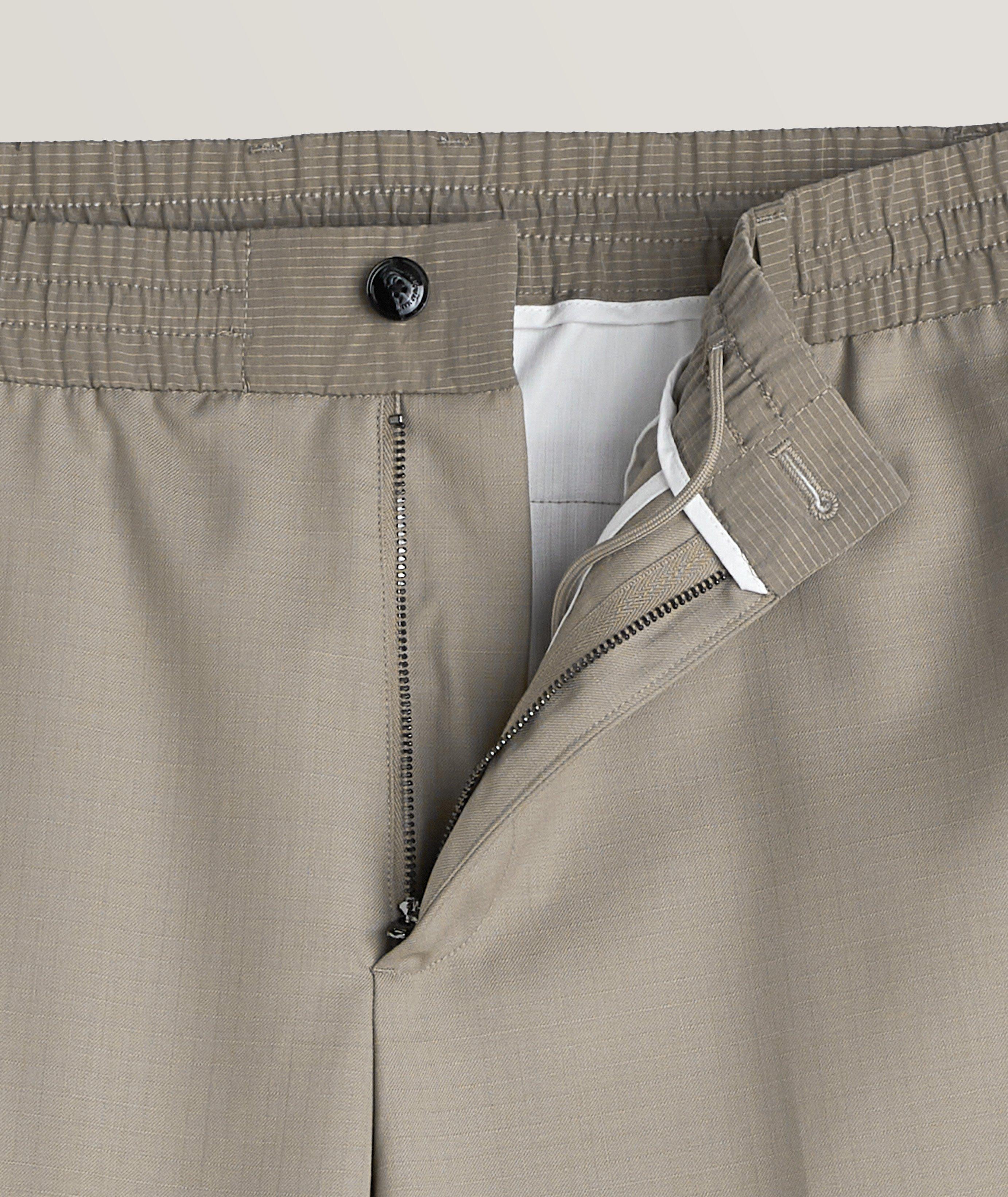 Ripstop Wool-Blend Dress Pants image 1