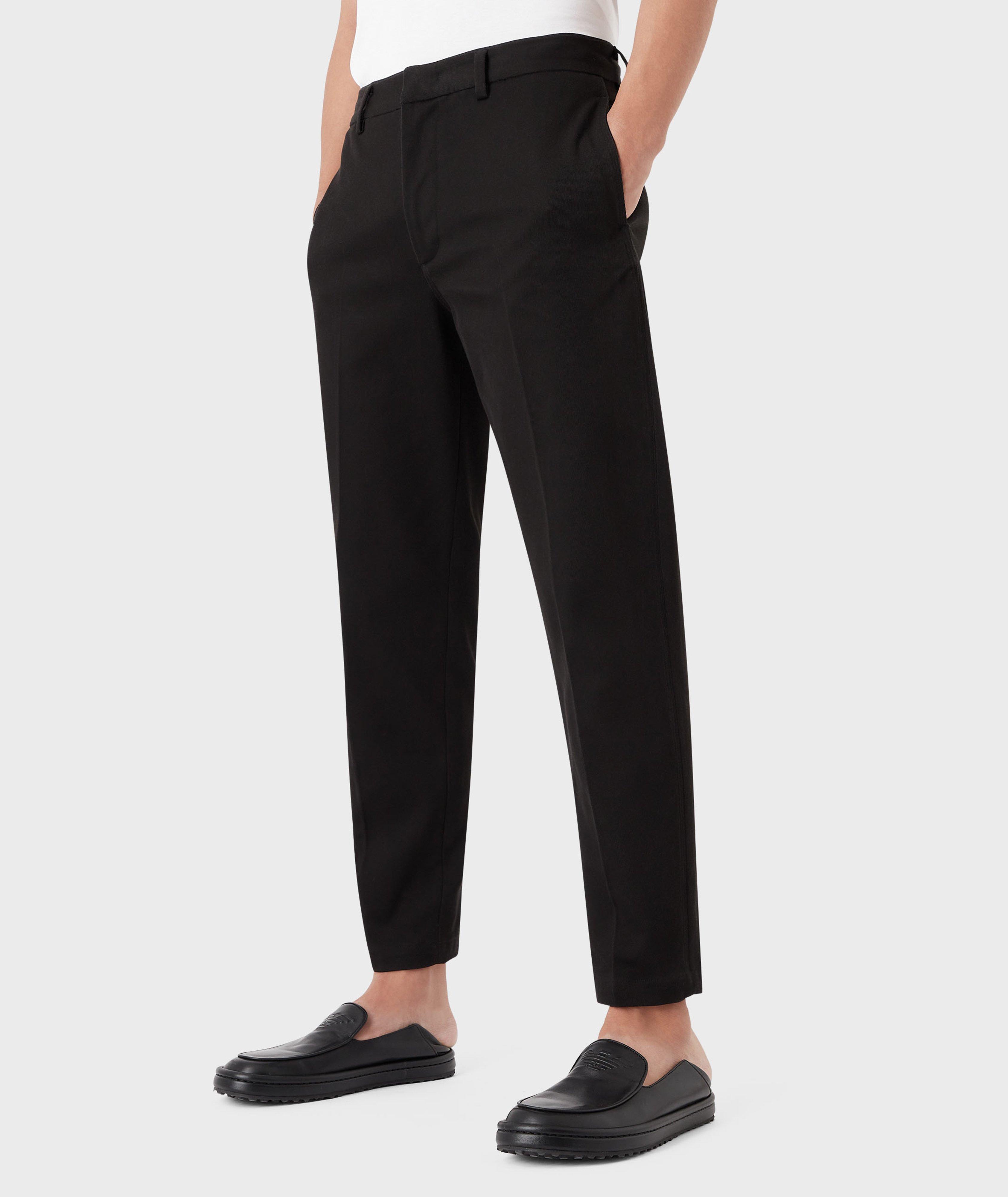 Tricotine-Effect Jersey Chino Pants image 1