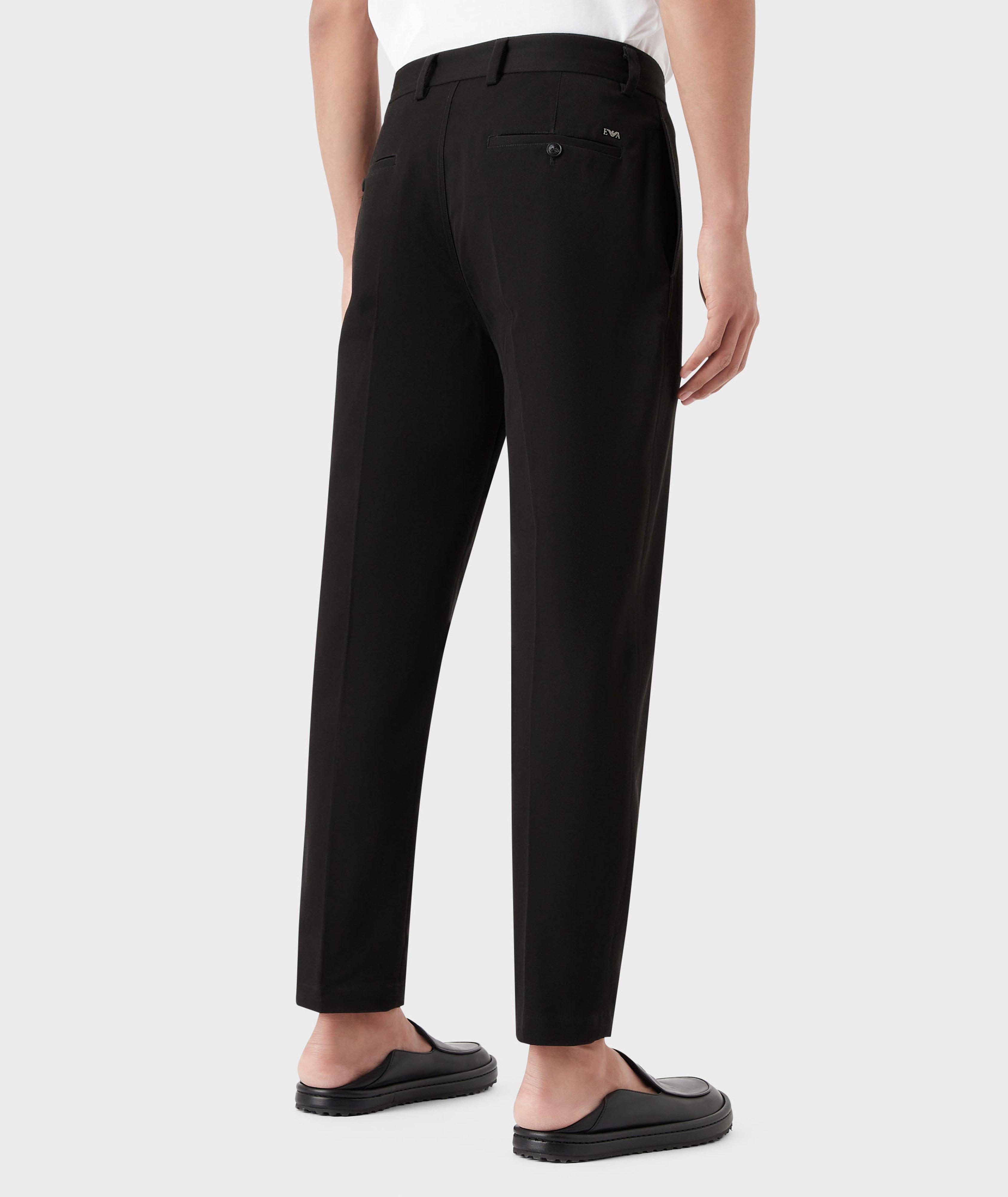 Tricotine-Effect Jersey Chino Pants image 2