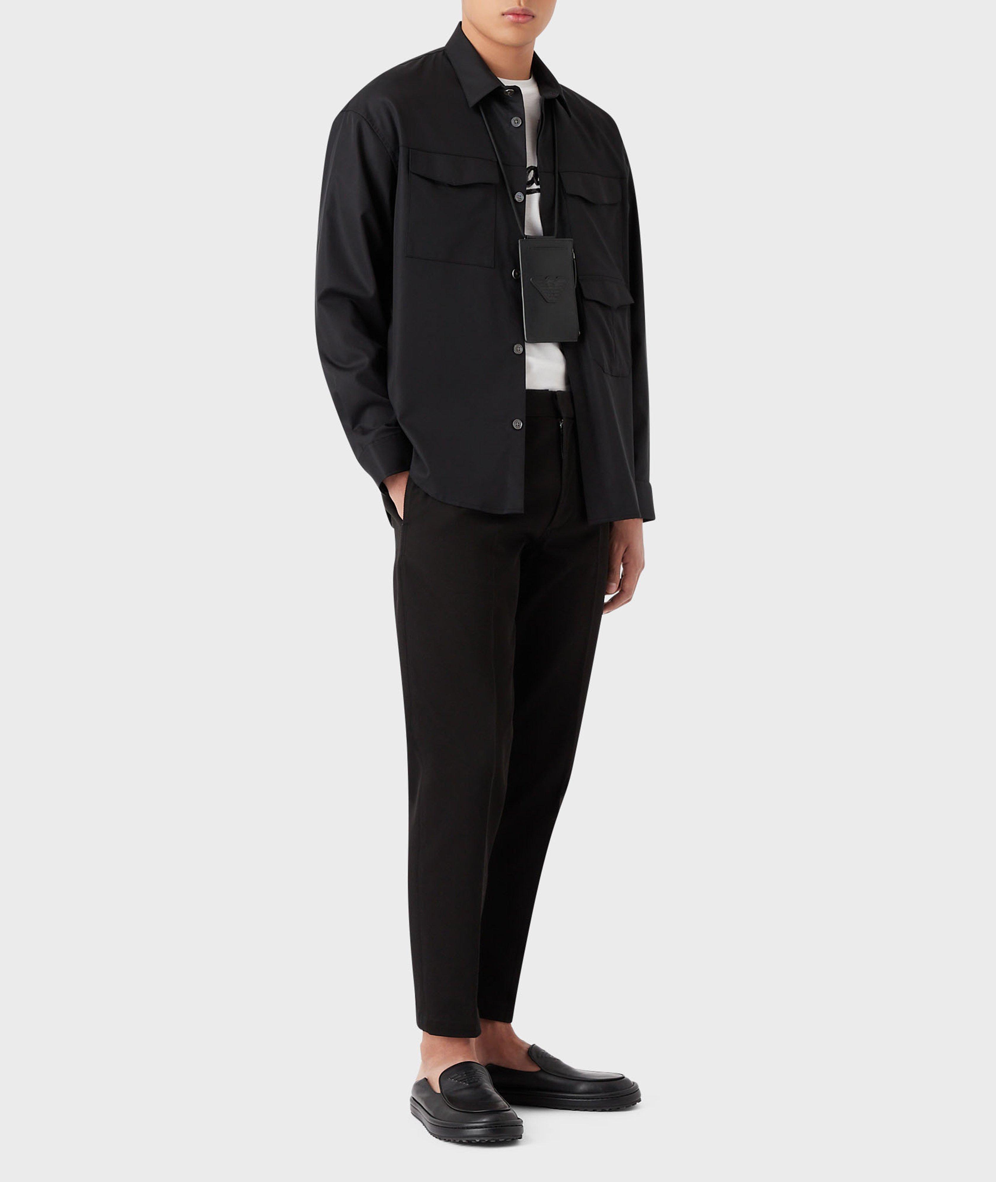 Tricotine-Effect Jersey Chino Pants image 4