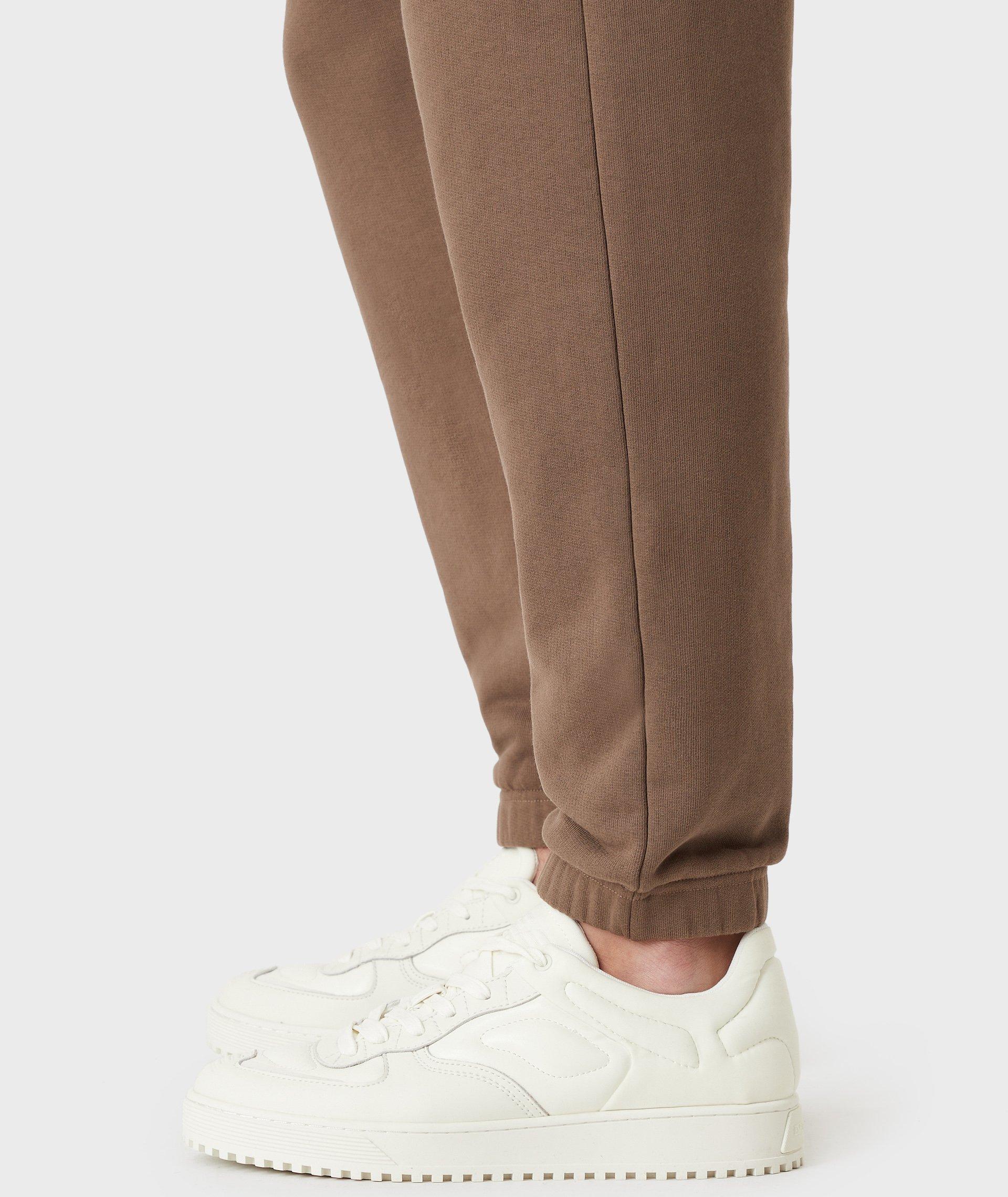 Tonal Cotton Jersey Joggers image 3