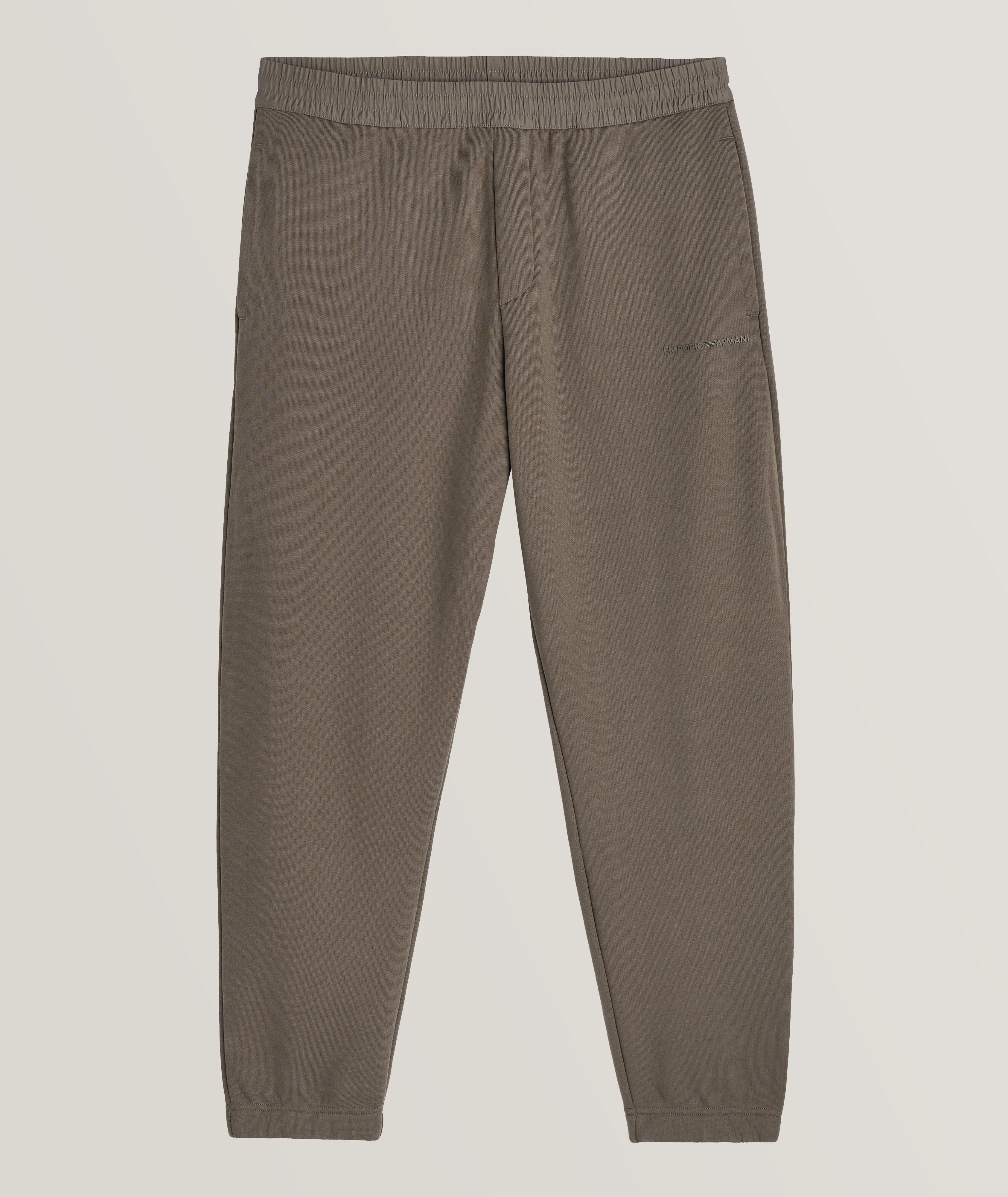 Tonal Cotton Jersey Joggers image 0