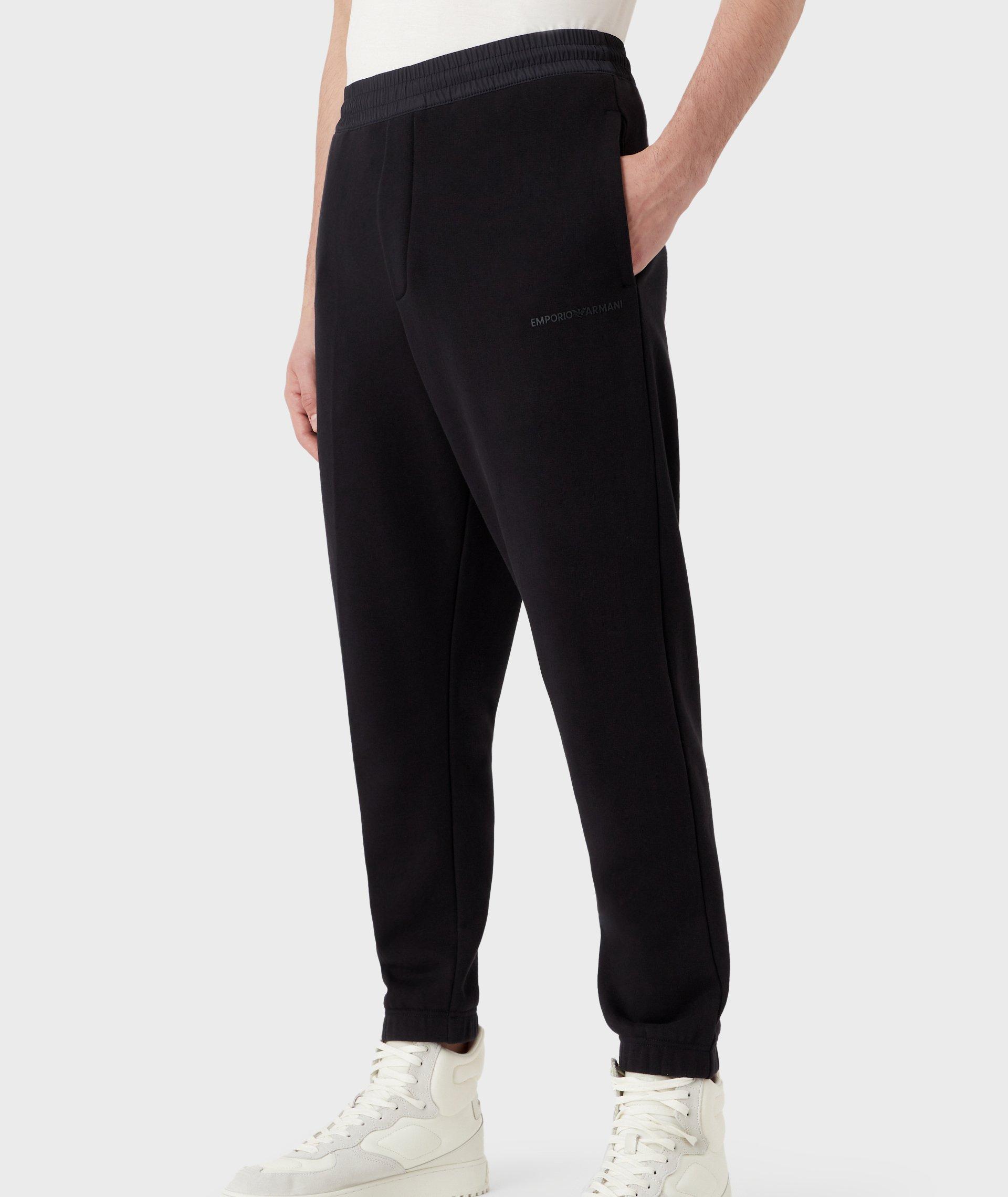 Tonal Cotton Jersey Joggers image 1