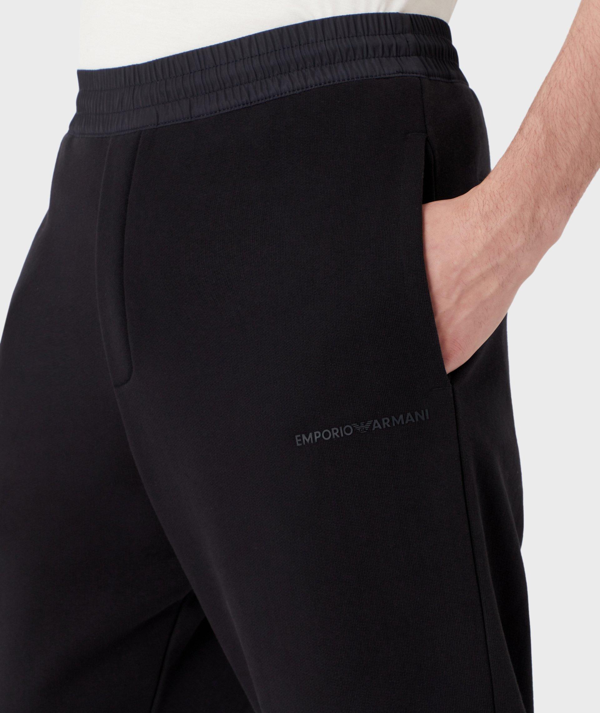 Tonal Cotton Jersey Joggers image 3