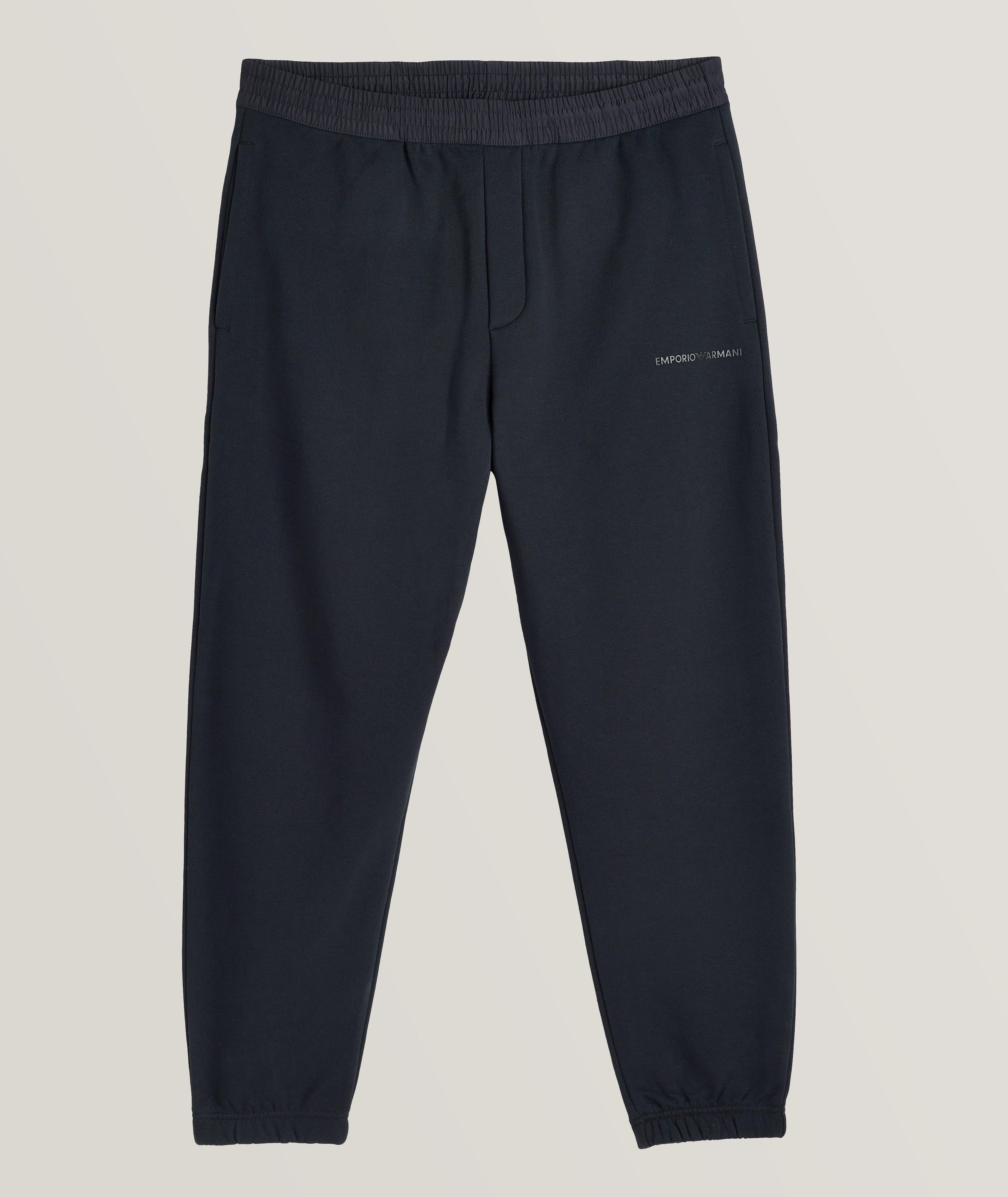 Tonal Cotton Jersey Joggers image 0