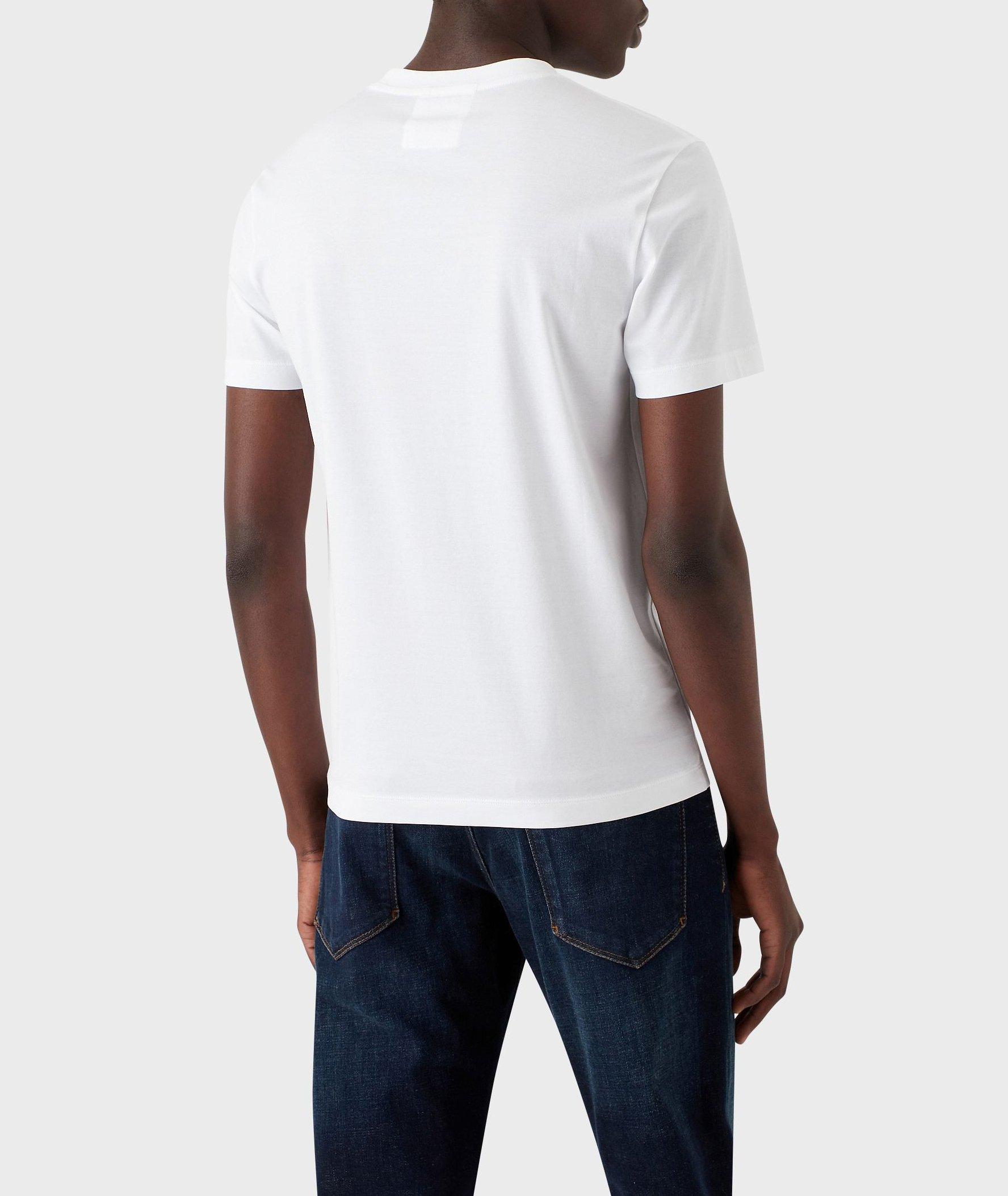 Embossed Logo Jersey Cotton T-Shirt image 2