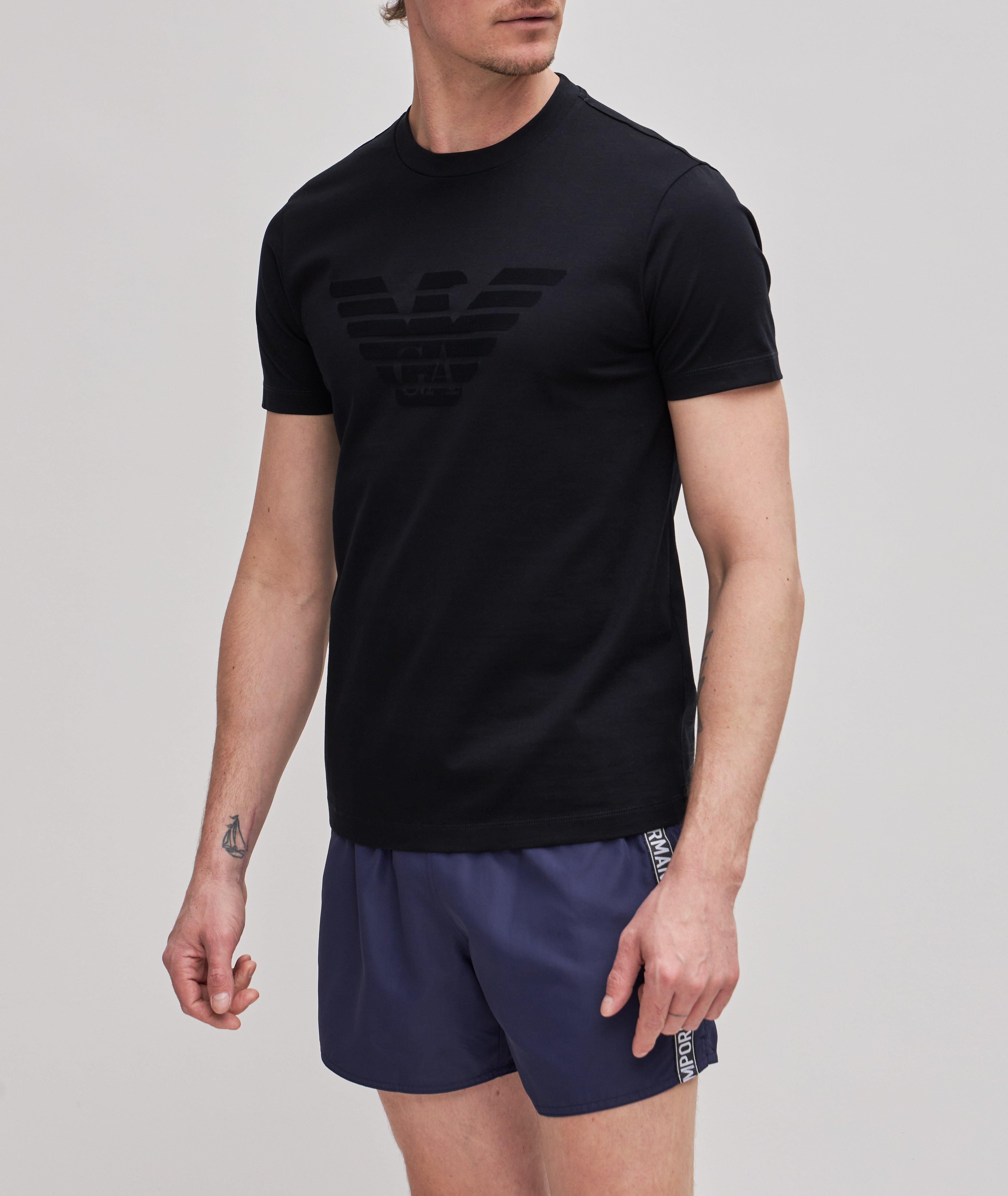 Raised Logo Cotton T-Shirt image 2
