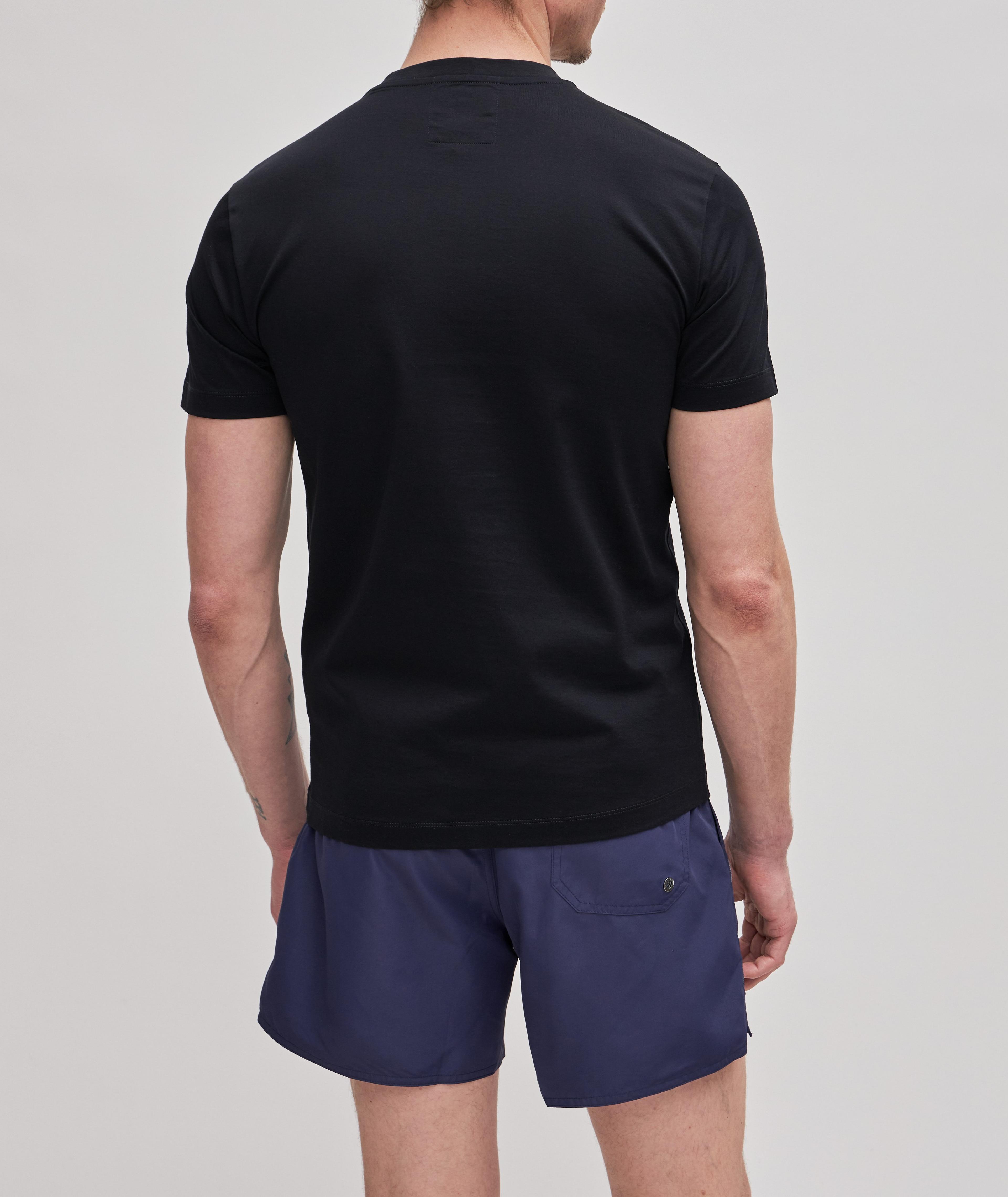 Raised Logo Cotton T-Shirt image 3