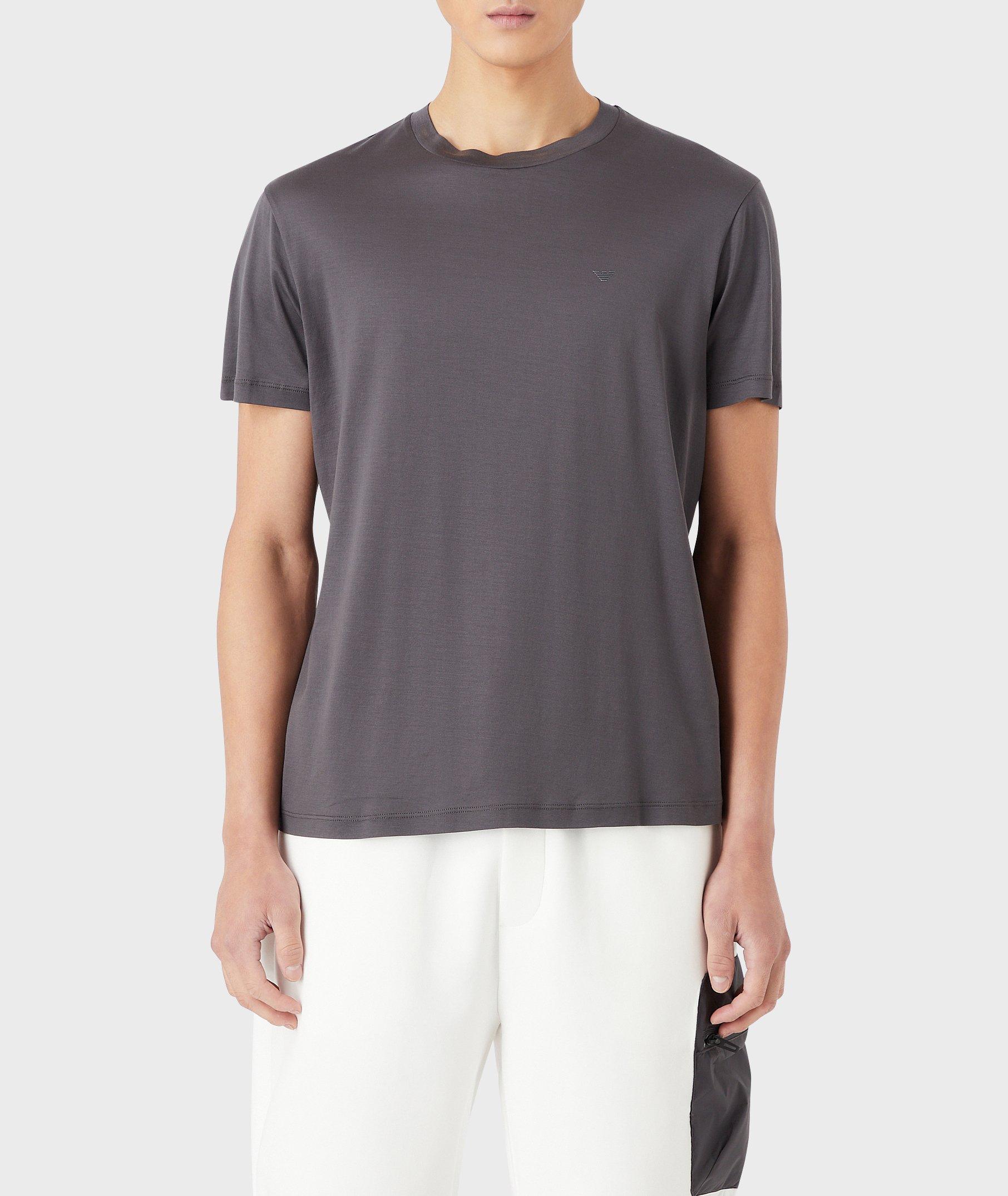 T-shirt en lyocell et en coton image 1