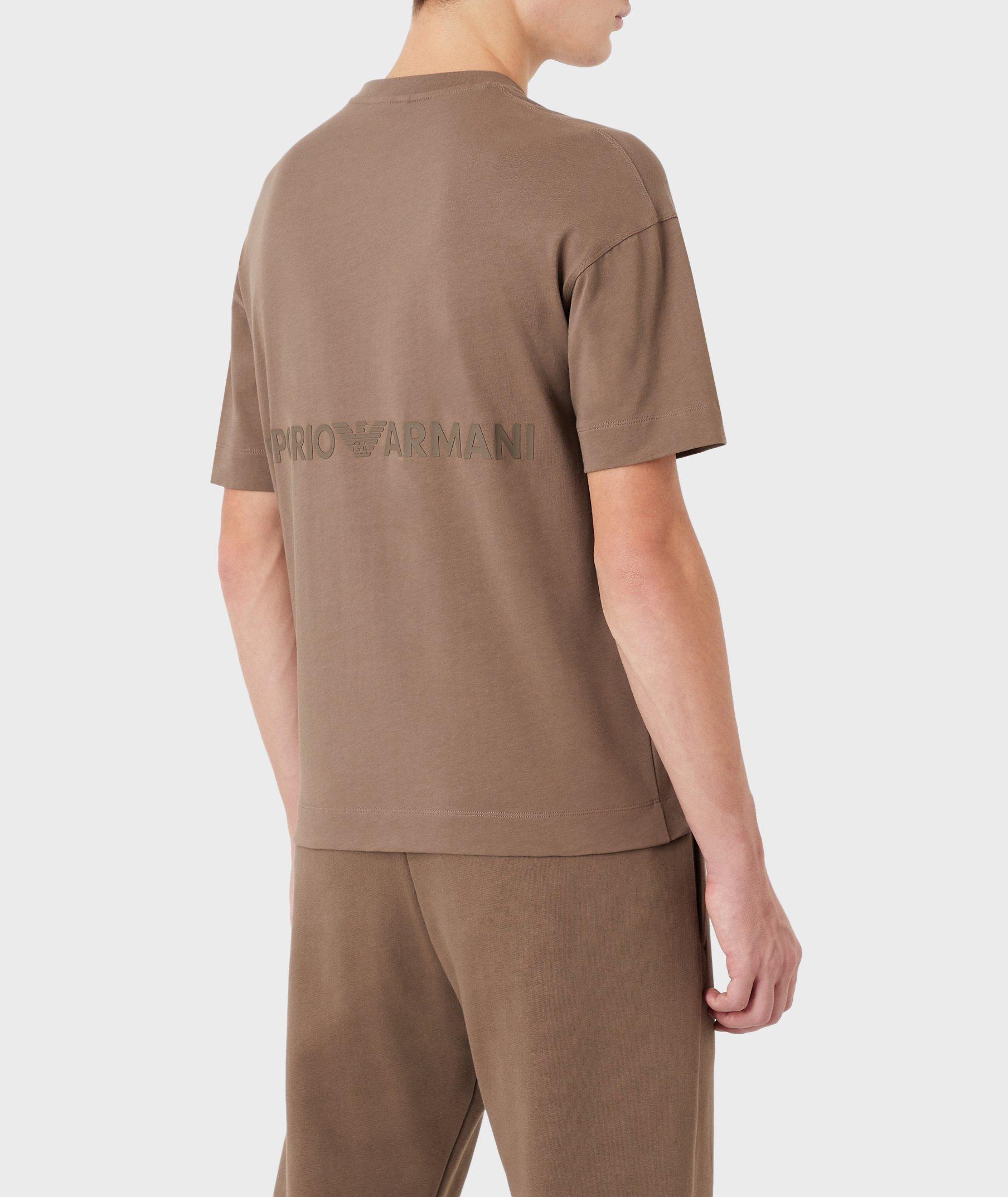 Rubberised Logo Cotton T-Shirt image 2