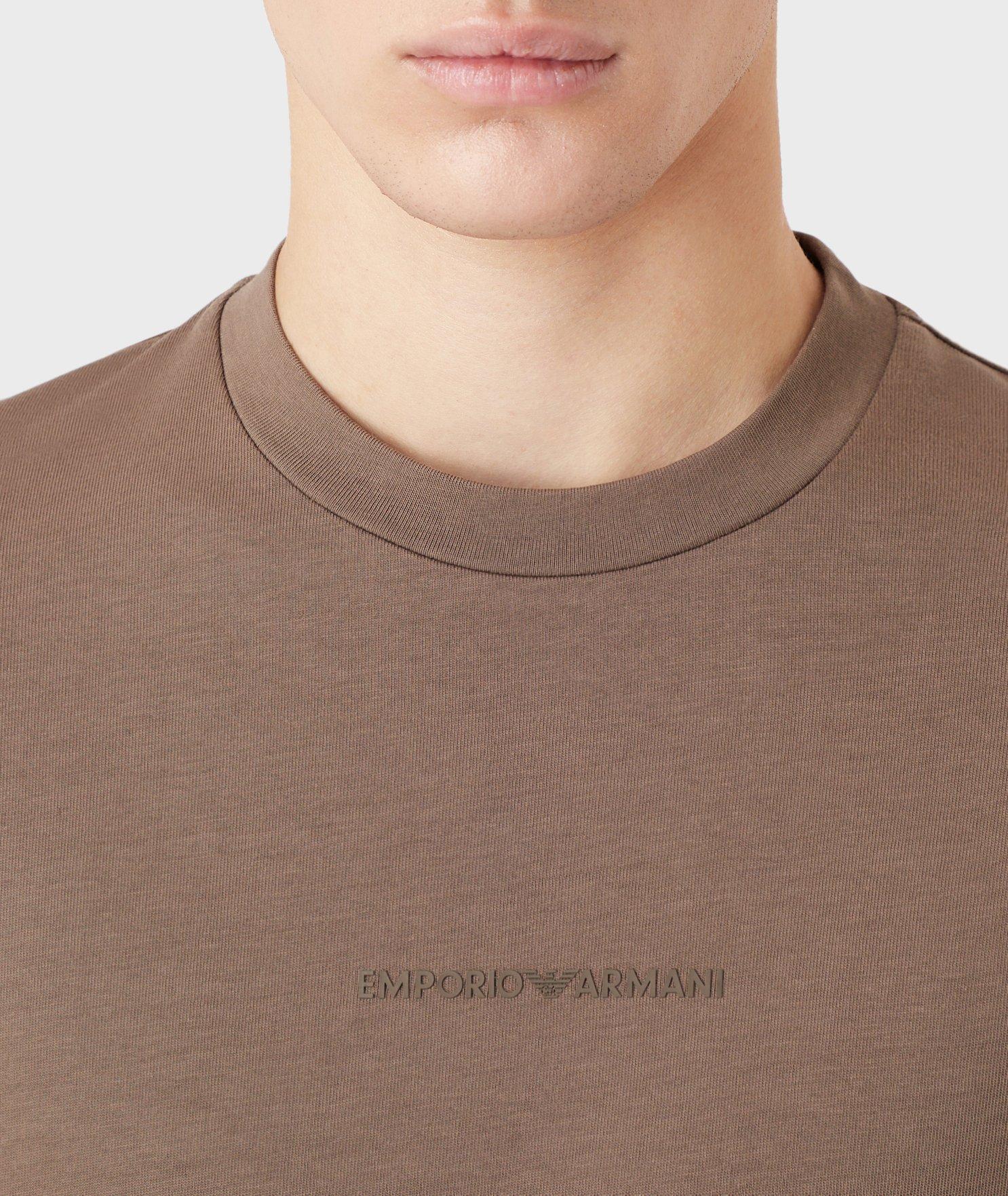 Rubberised Logo Cotton T-Shirt image 3