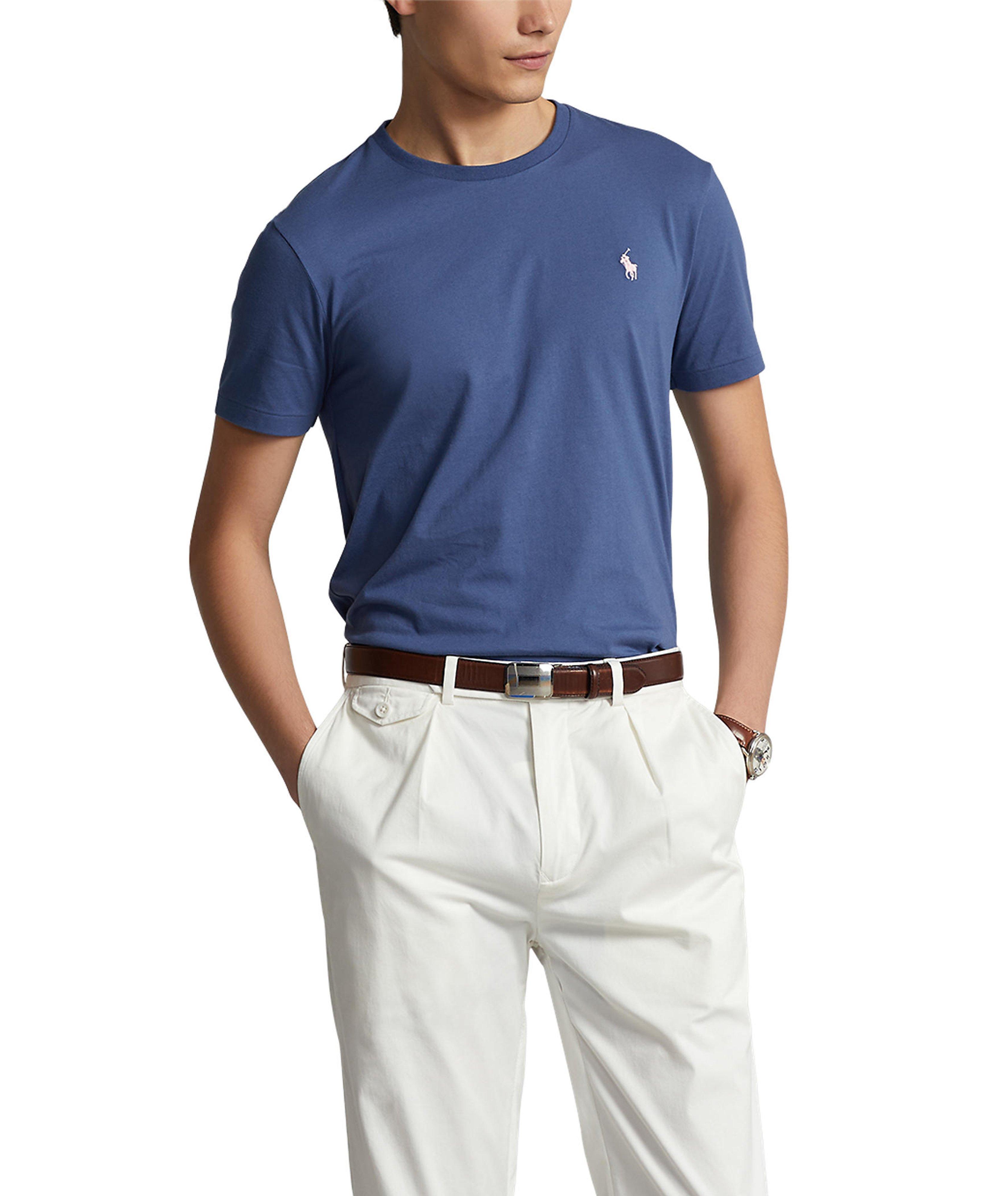 T-shirt en coton à encolure ronde avec logo image 2