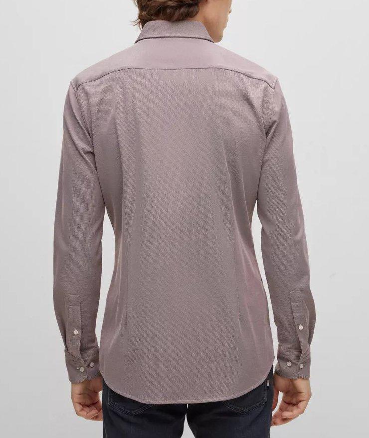 Slim-Fit Structured Performance Stretch-Jersey Sport Shirt image 2