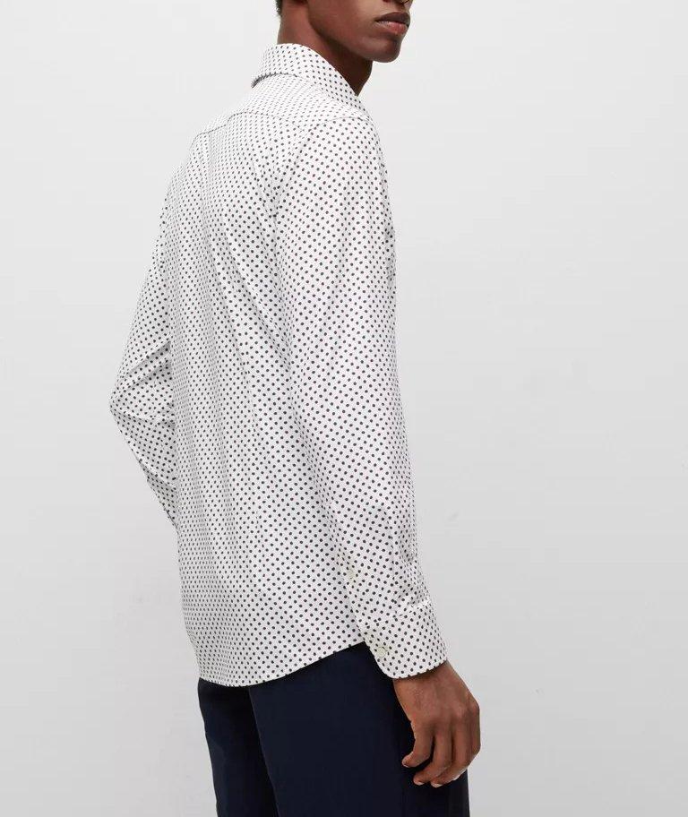Chemise habillée en jersey extensible de coupe amincie image 2