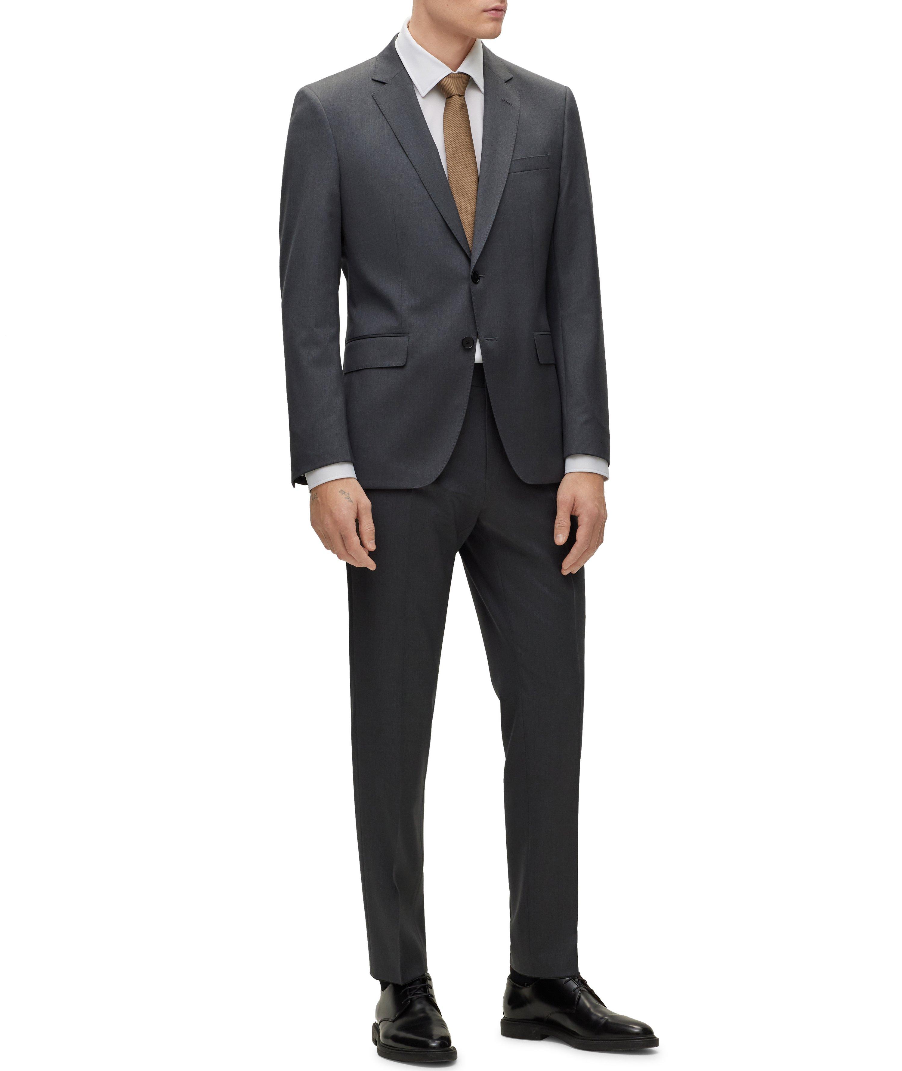 Slim-Fit Italian Cotton Jersey Dress Shirt image 5