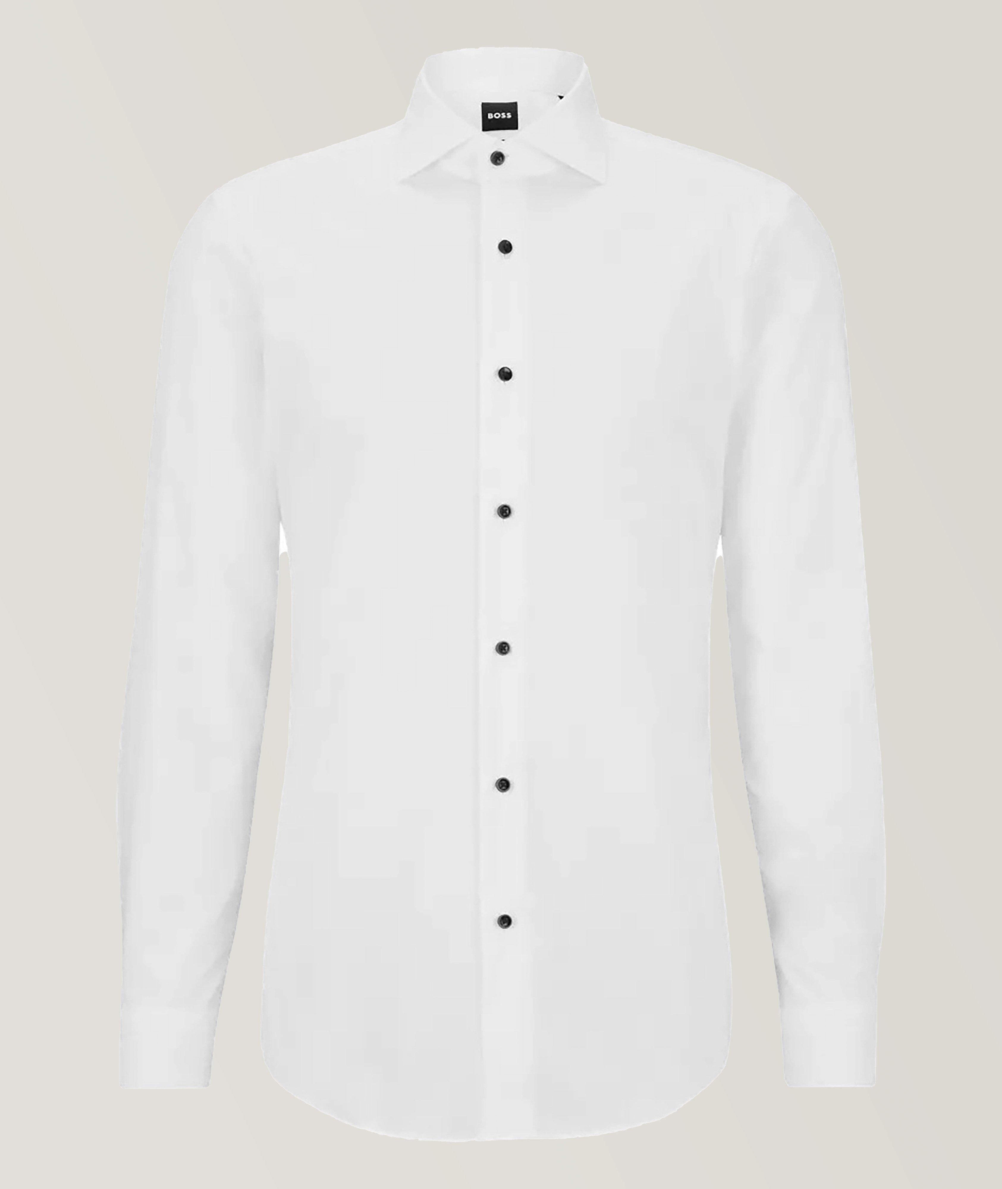 Slim-Fit Stretch-Cotton Poplin Dress Shirt image 0