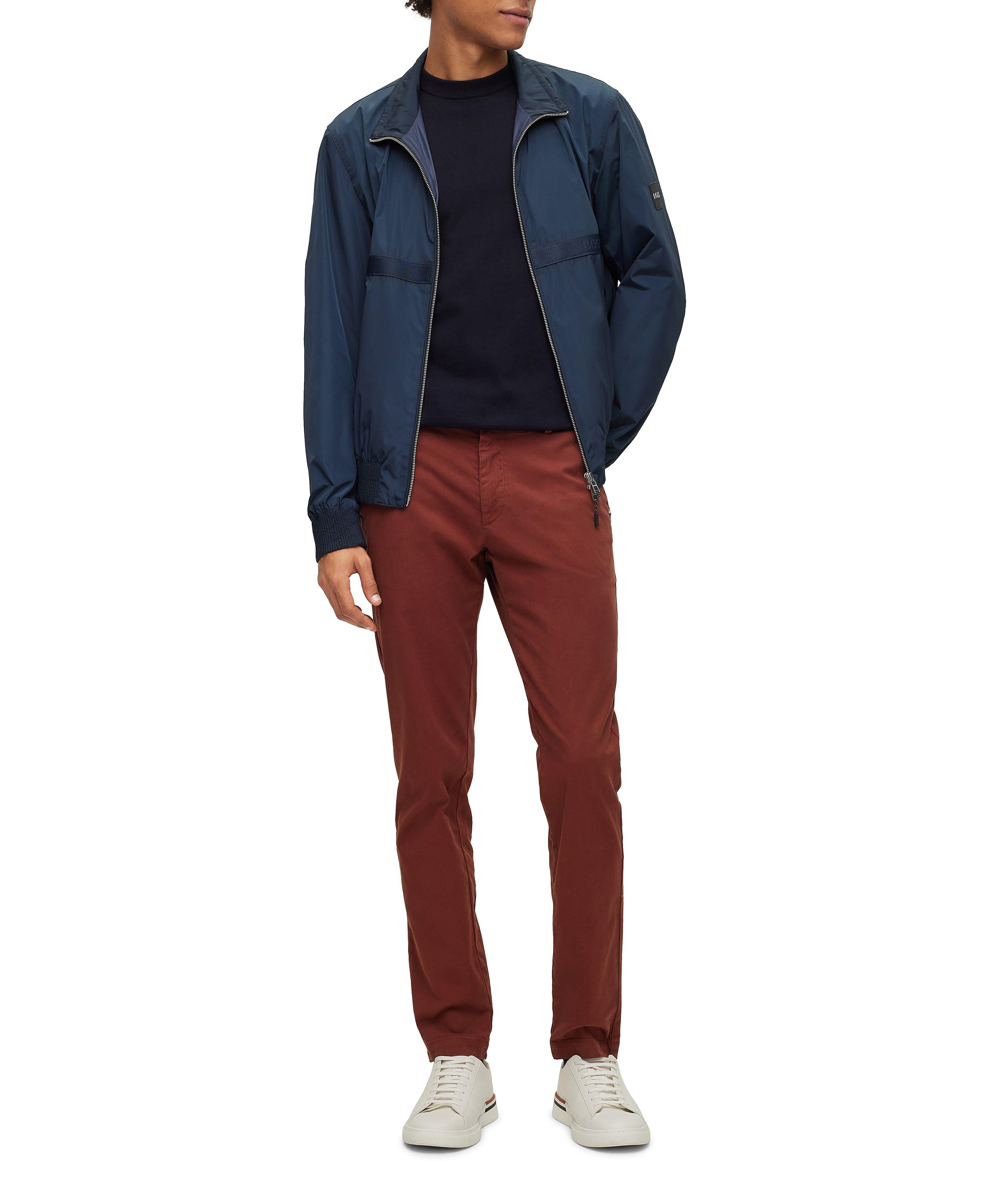 Chino en coton extensible de coupe amincie image 1