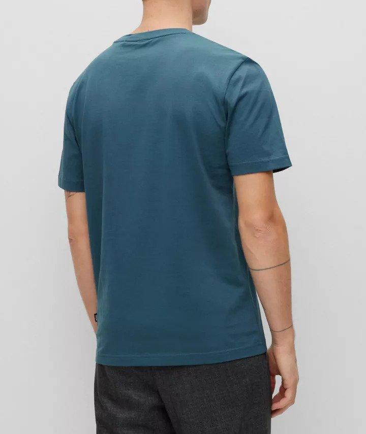 Logo Embossed Cotton T-Shirt image 2