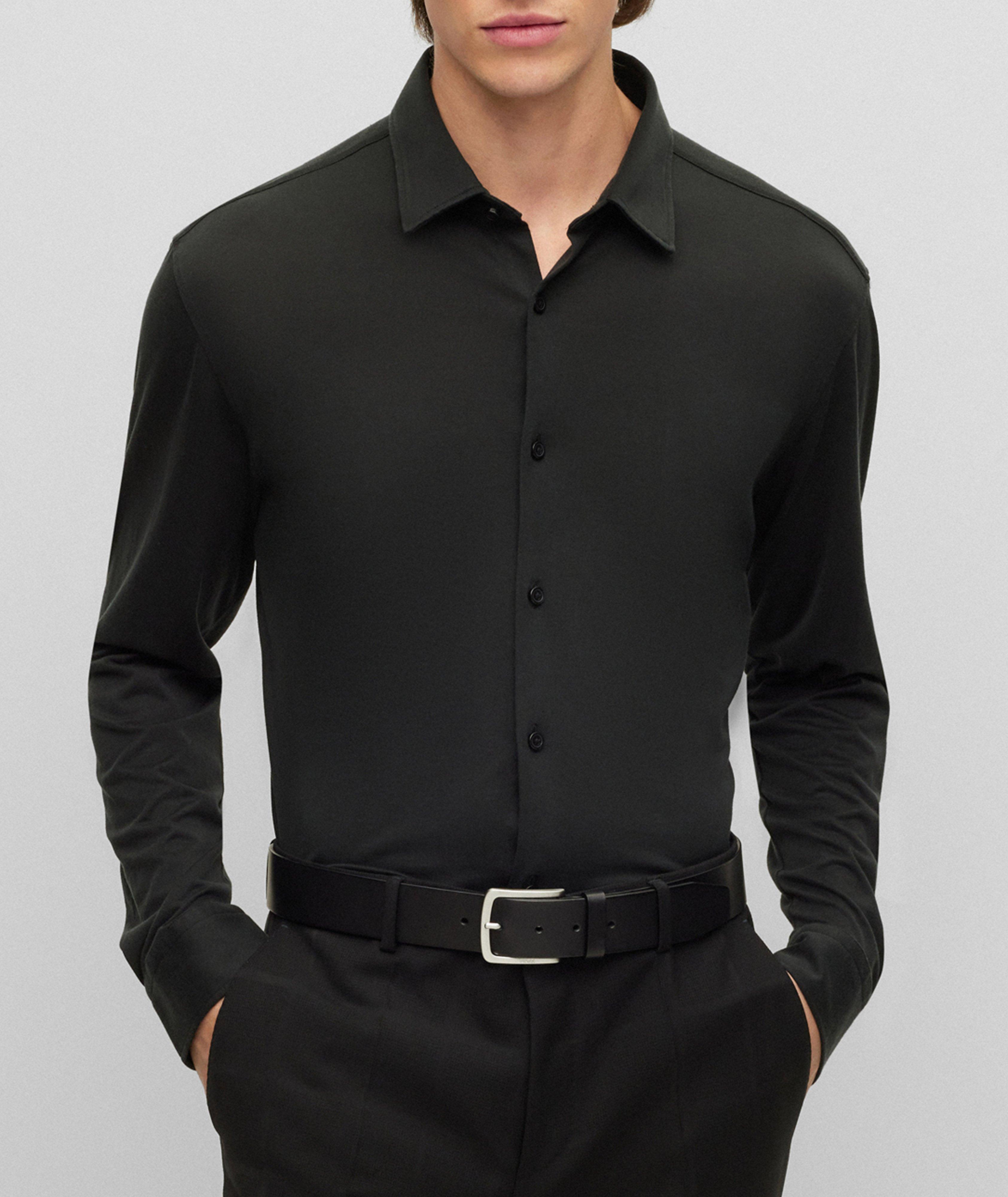 Slim-Fit Jersey Sport Shirt image 1