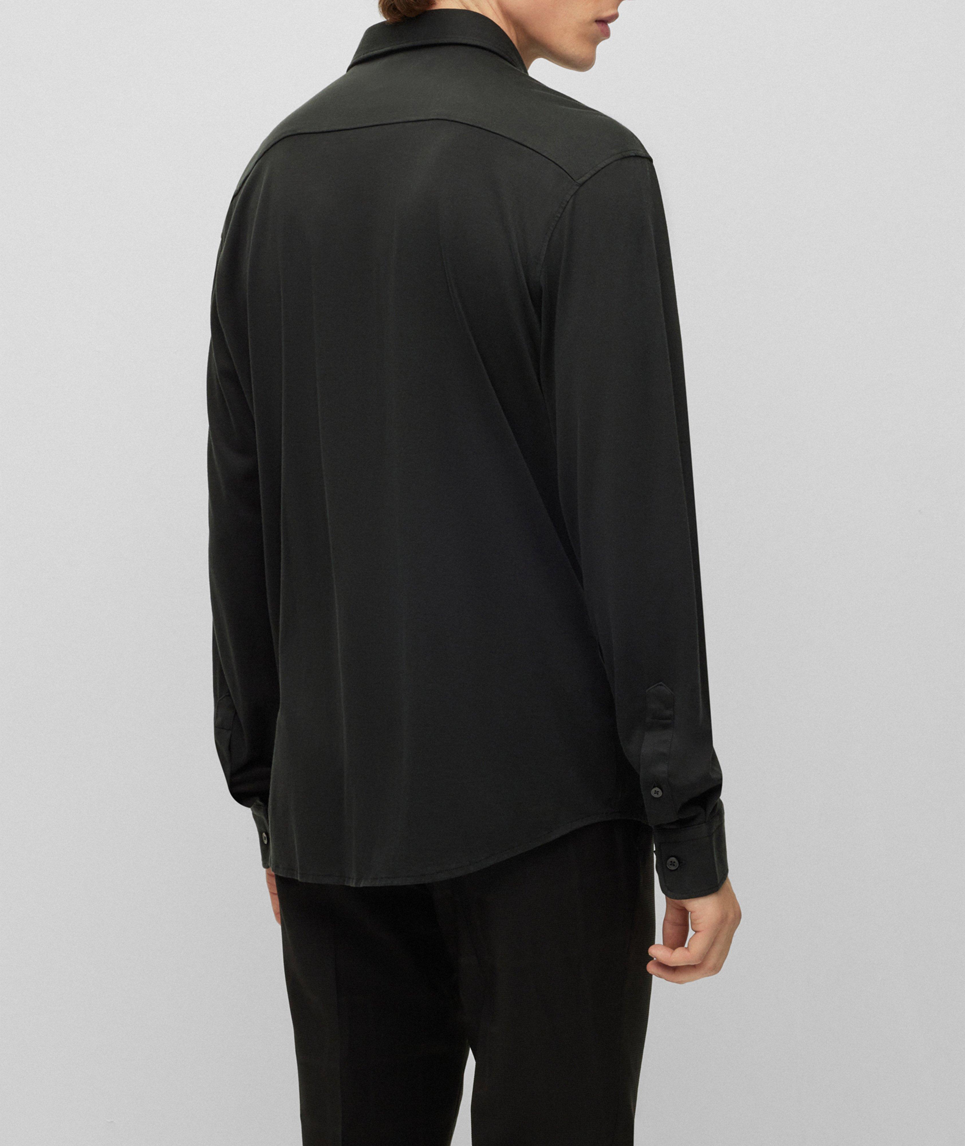 Slim-Fit Jersey Sport Shirt image 2