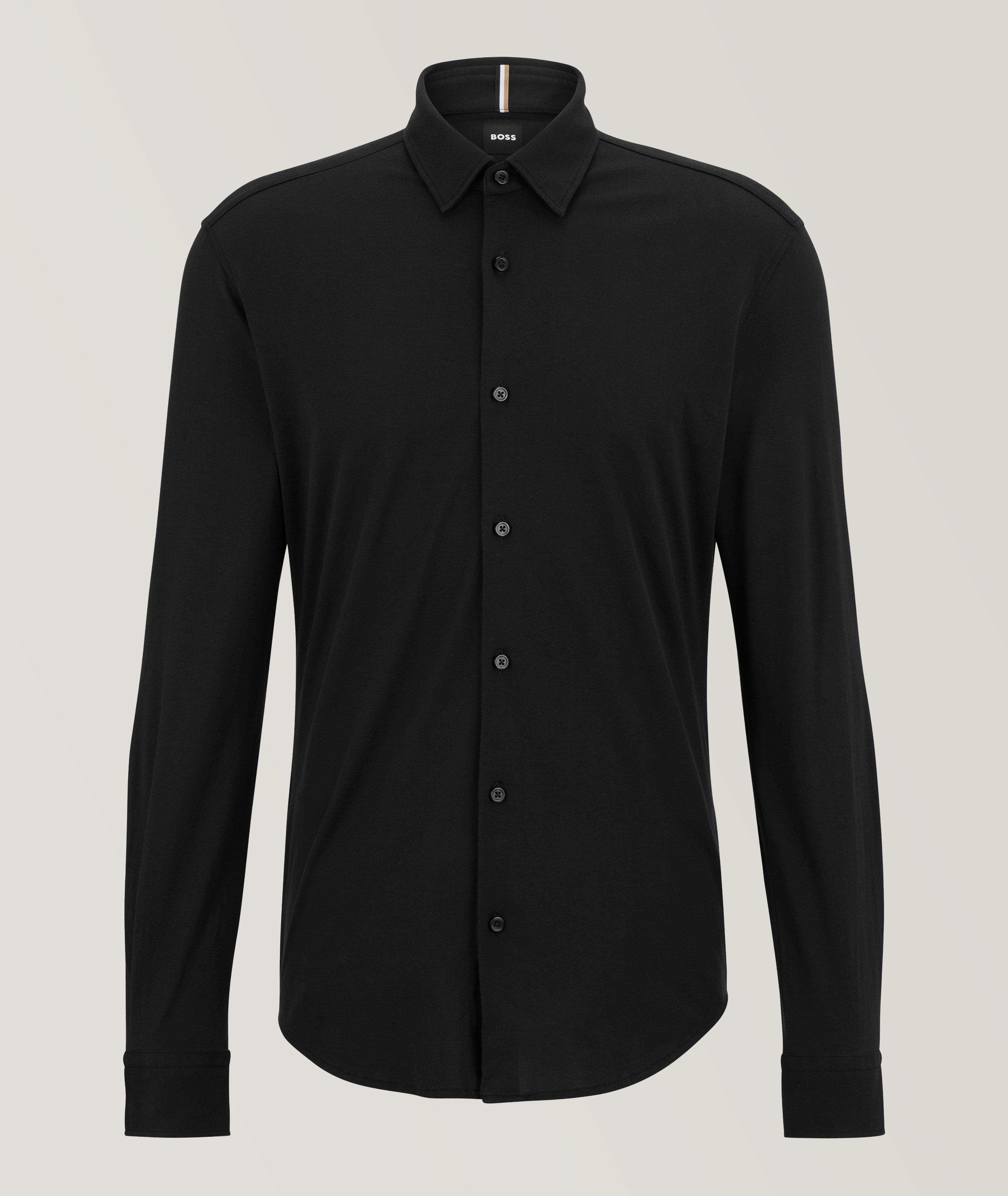 Slim-Fit Jersey Sport Shirt image 0