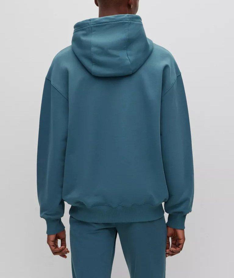 Flock Print Logo Cotton-Terry Hoodie image 2
