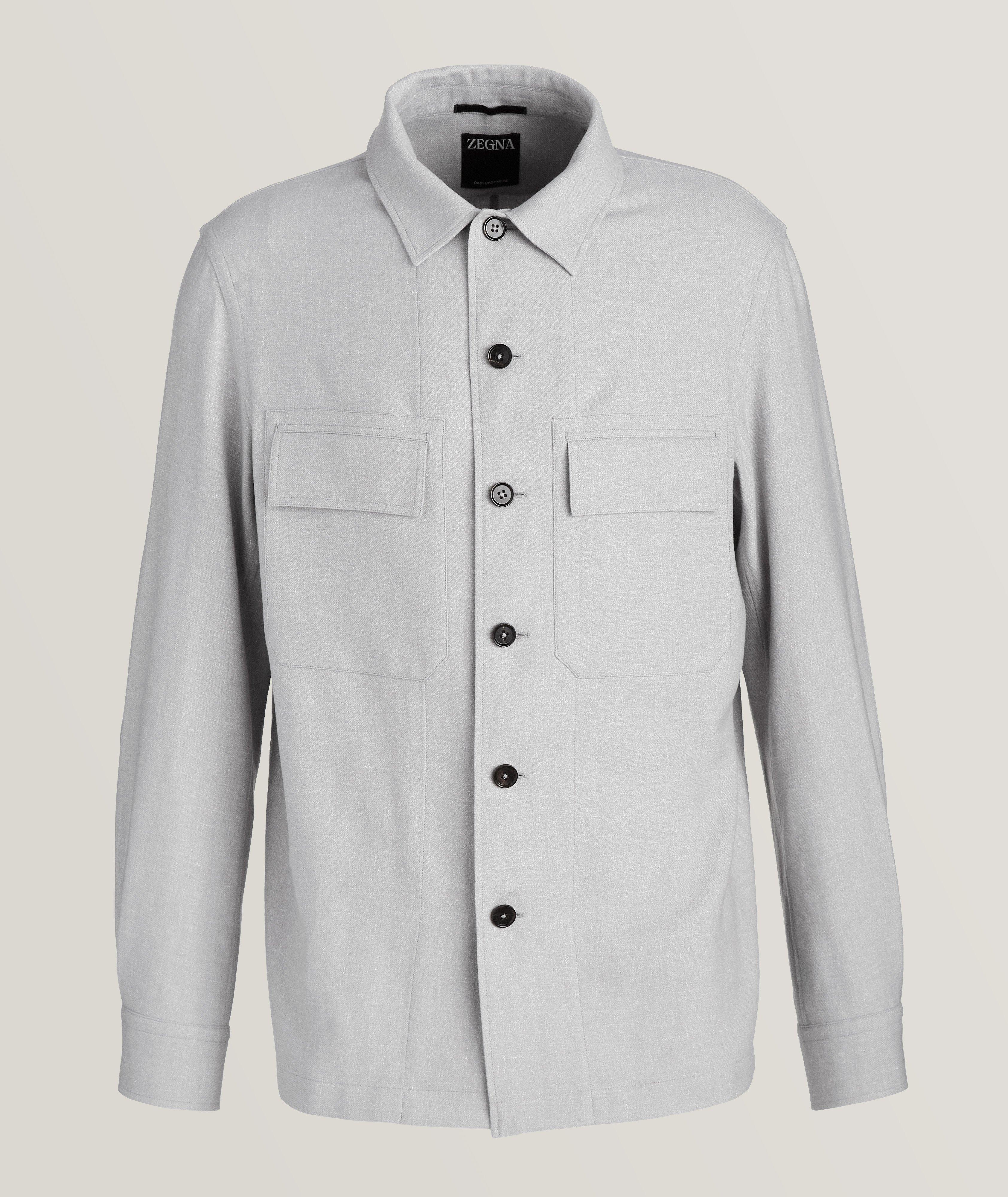 Oasi Cashmere-Linen Overshirt image 0