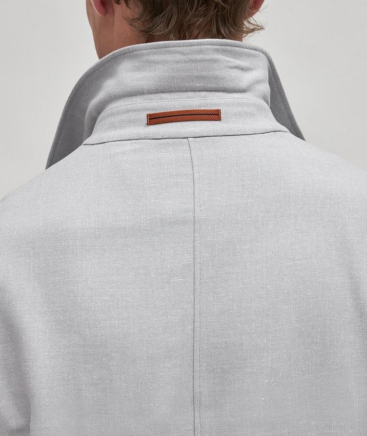 Oasi Cashmere-Linen Overshirt image 6