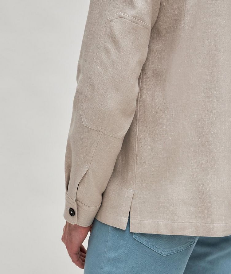 Oasi Cashmere-Linen Overshirt image 5