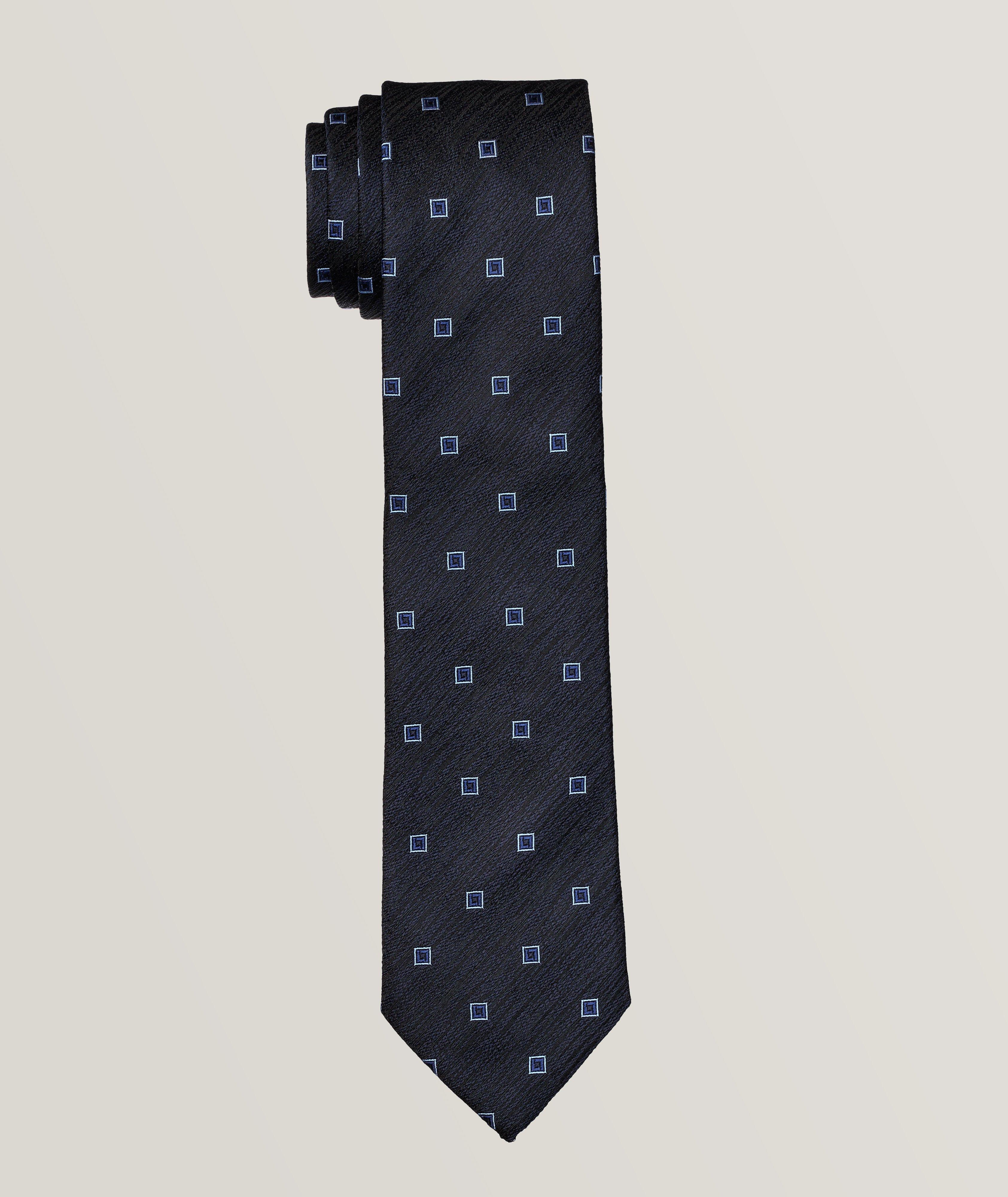 Geometric Silk Tie image 0