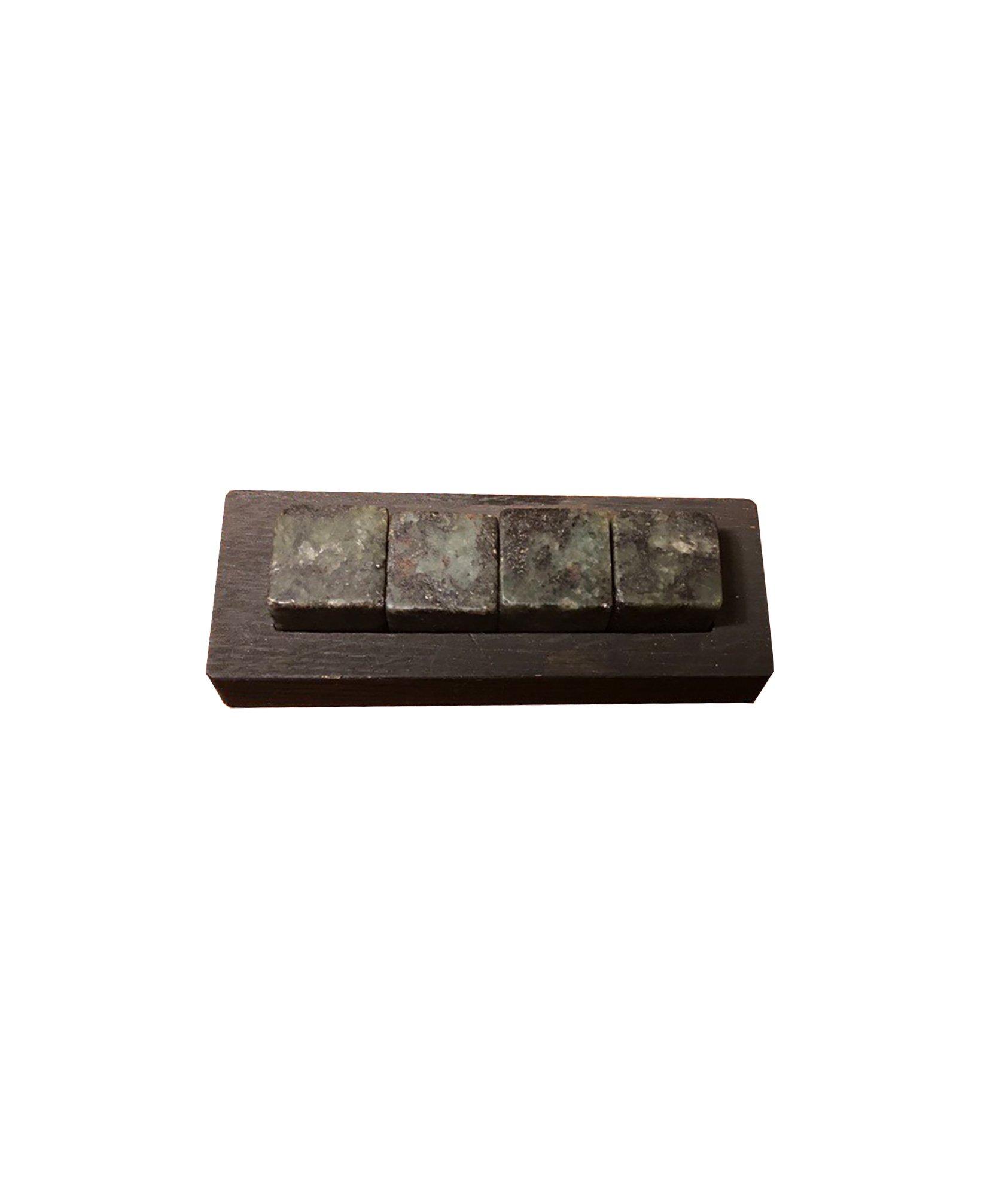 Hornblende Gneiss Whisky Stones 4-Pack Set image 0