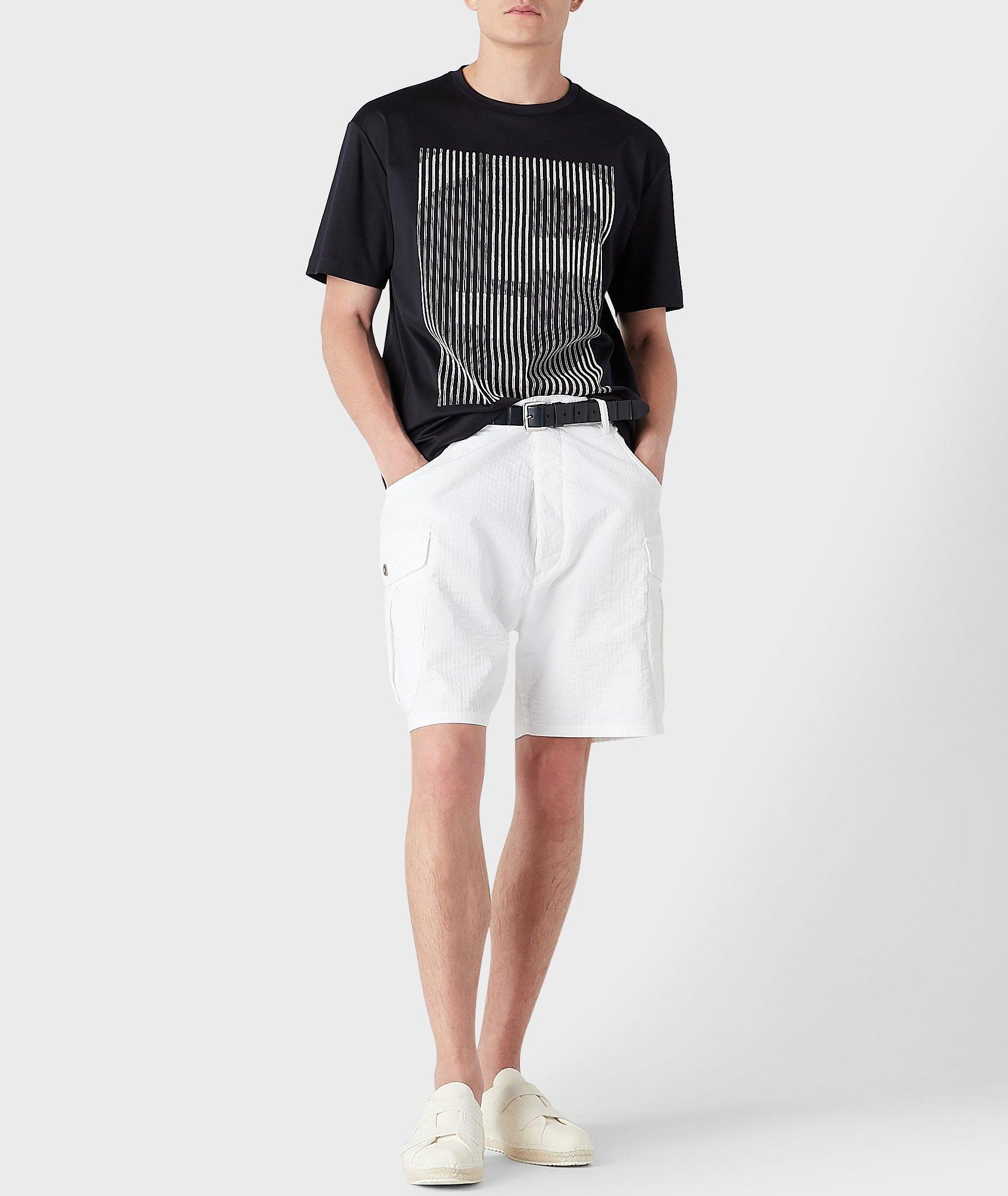 Short en mélange de coton image 3