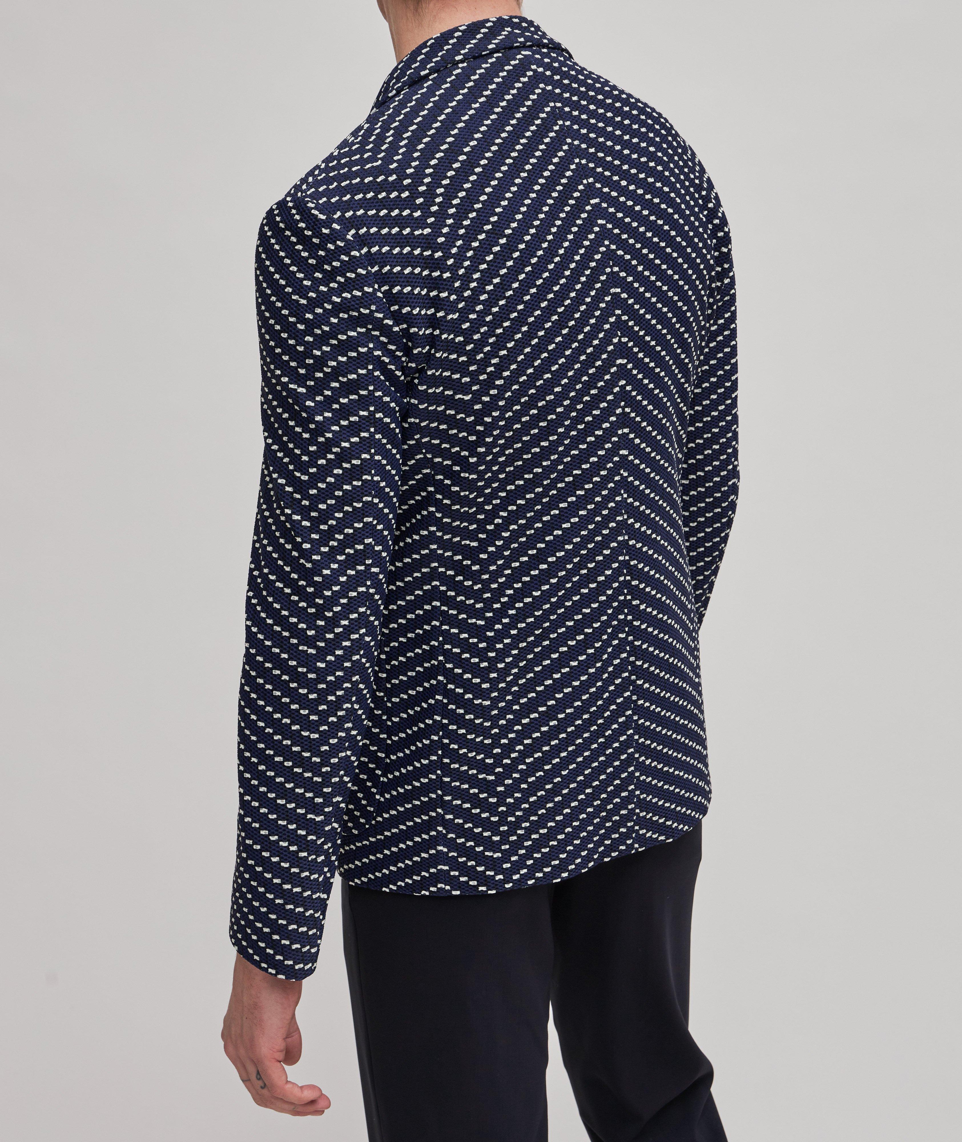 Chevron Print Unconstructed Sport Jacket image 2