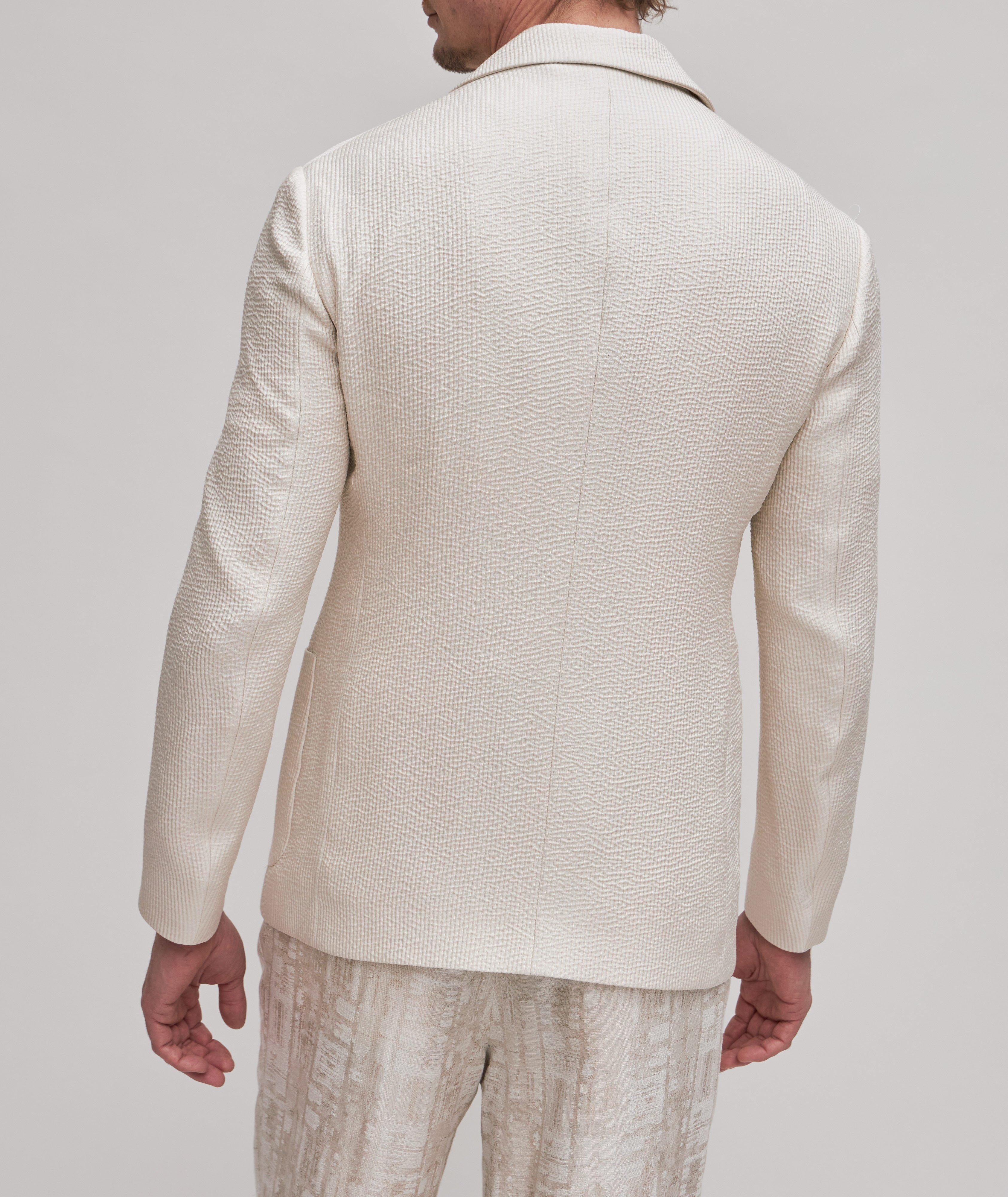 Textured Rib Silk Sport Jacket image 2