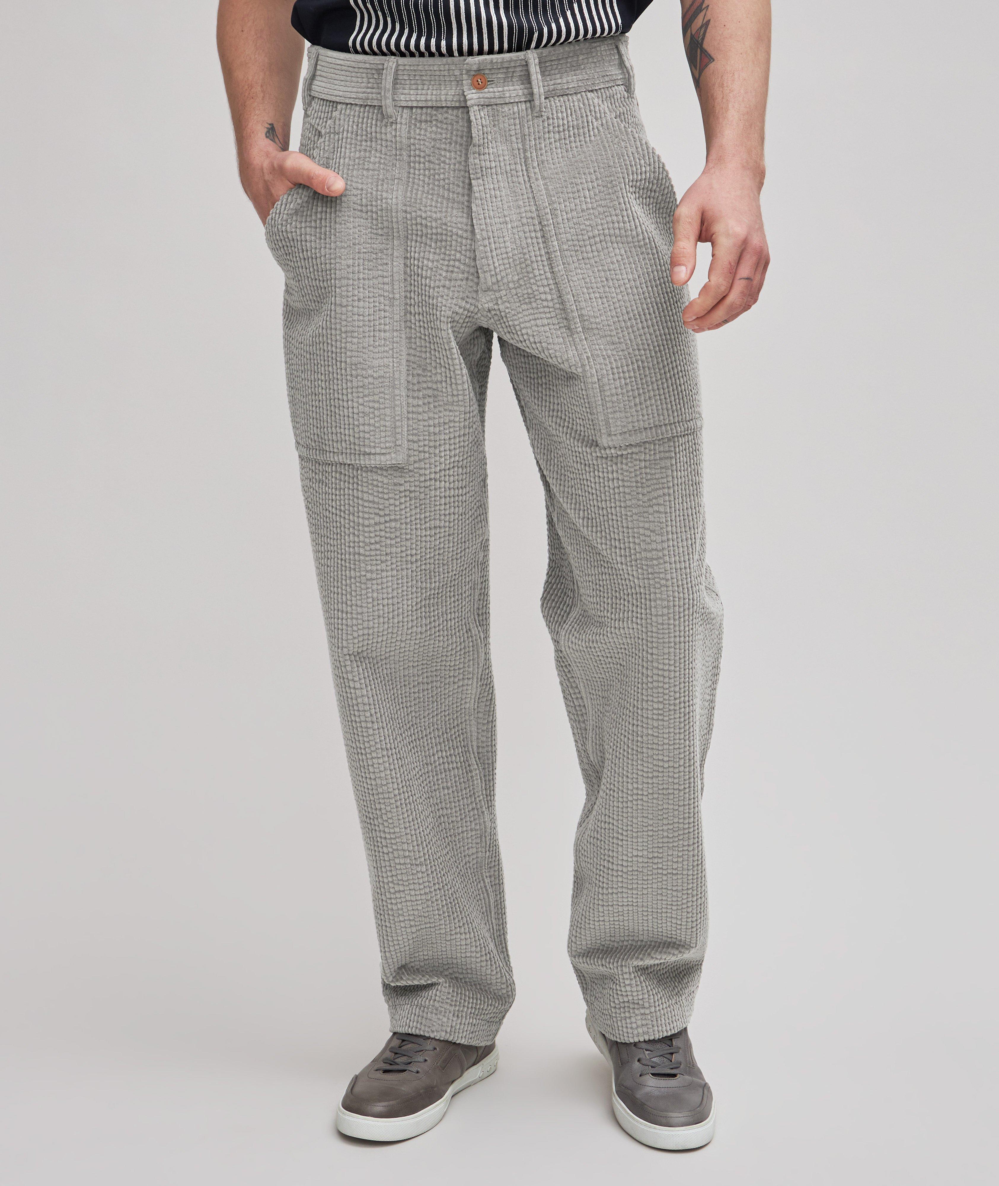 Corduroy Stretch-Cotton Dress Pants image 2