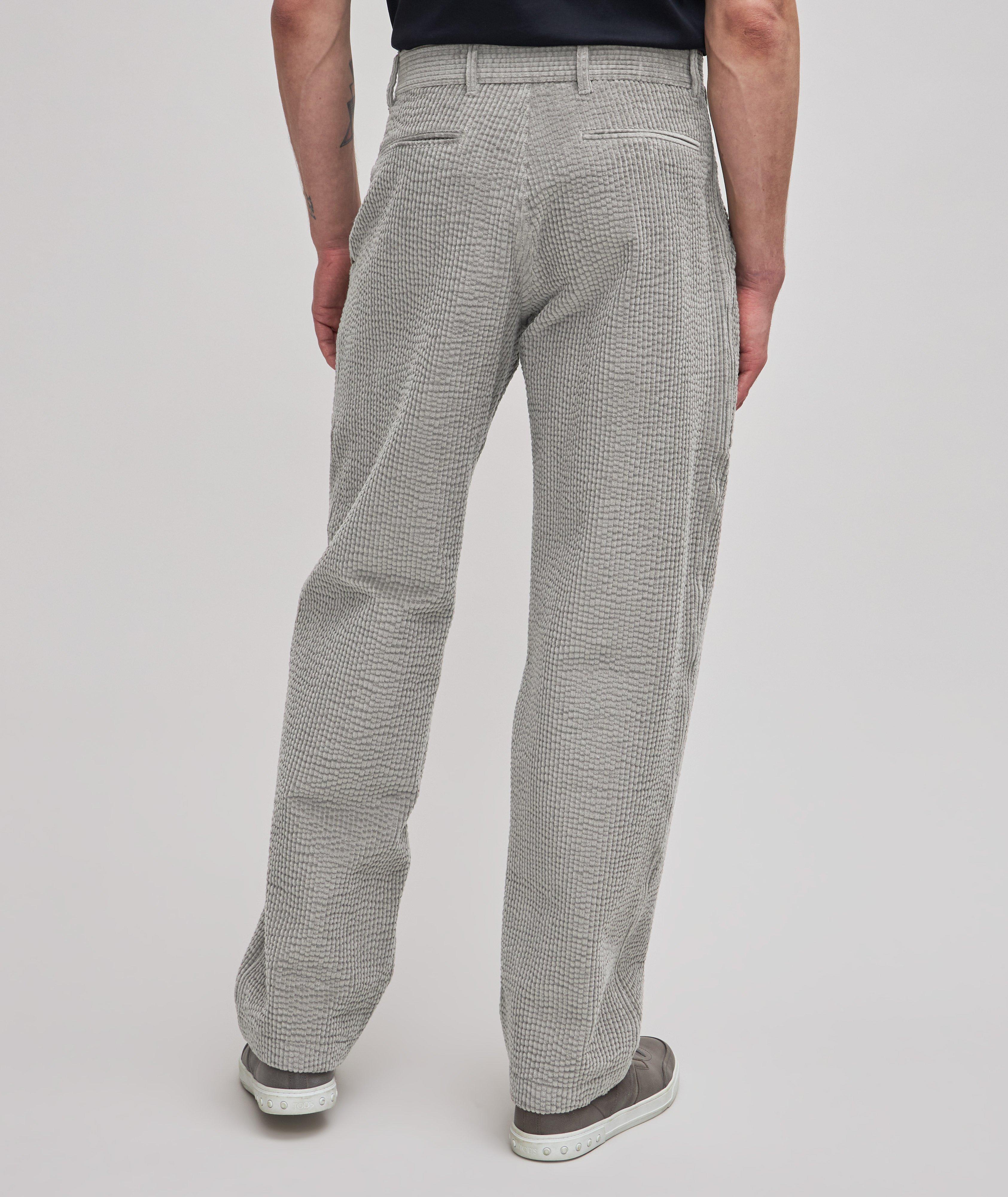 Corduroy Stretch-Cotton Dress Pants image 3